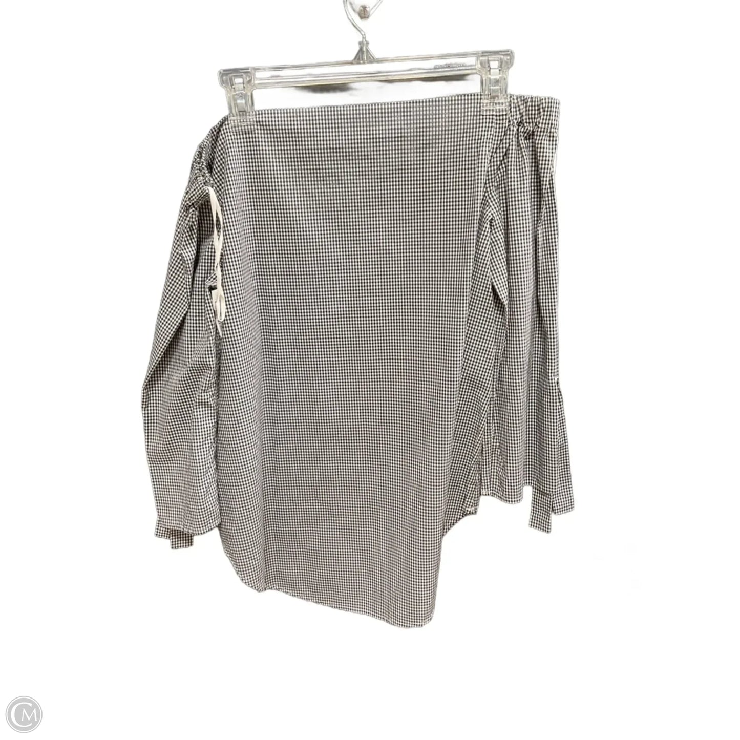 Top 3/4 Sleeve By Babaton In Checkered Pattern, Size: S