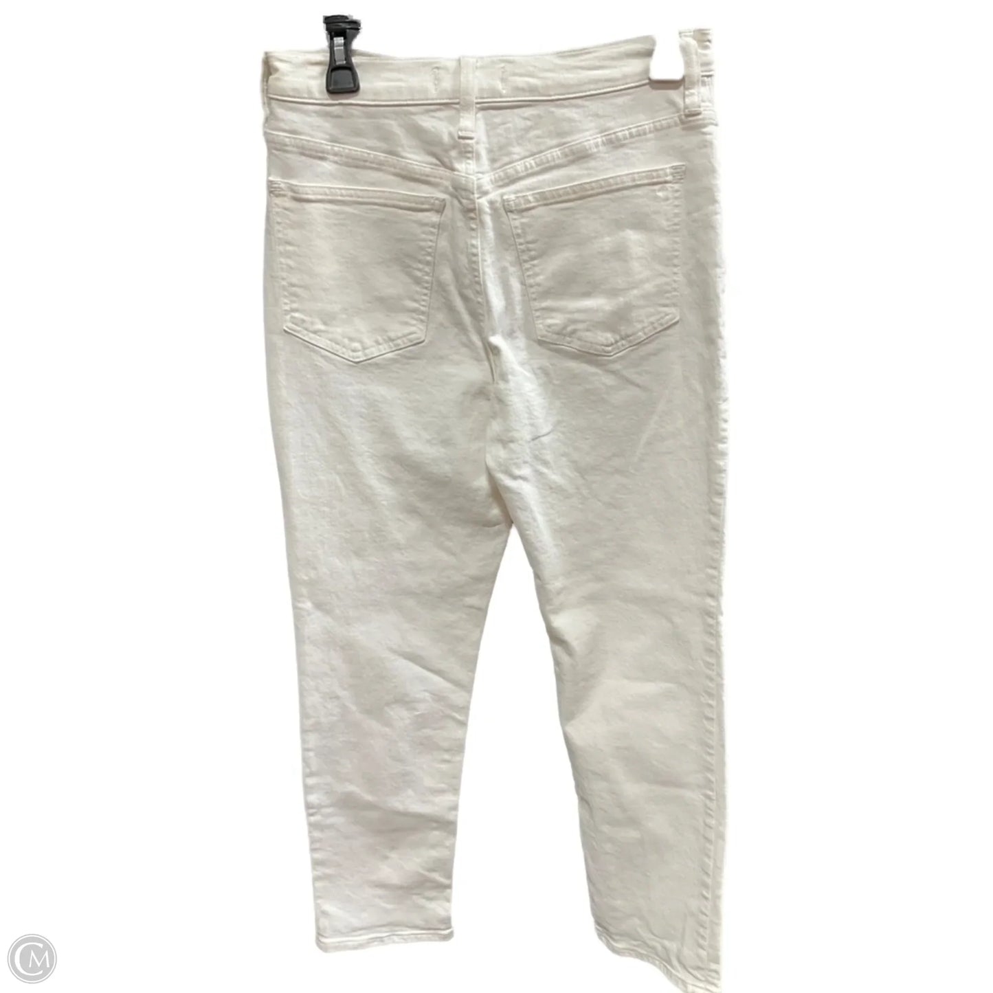 Jeans Straight By Madewell In White, Size: 4