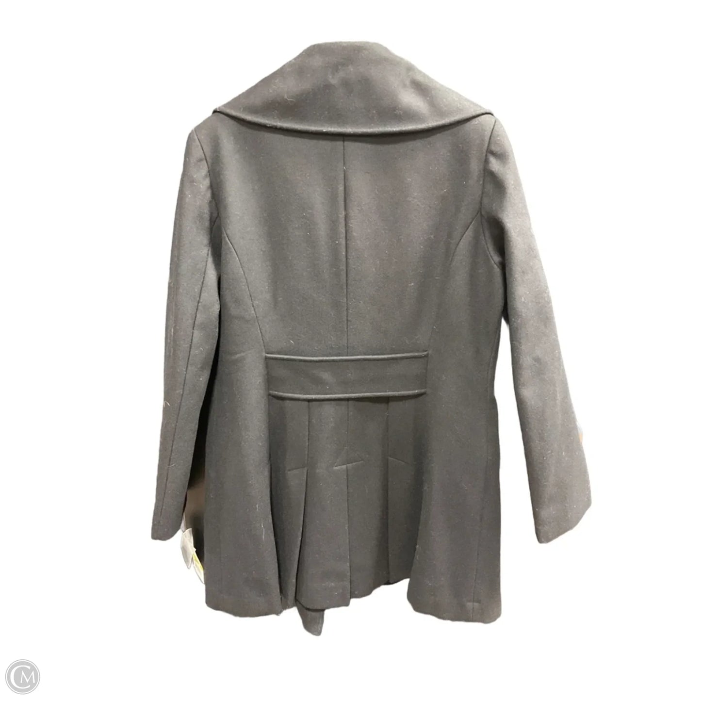 Coat Peacoat By Via Spiga In Black, Size: 14