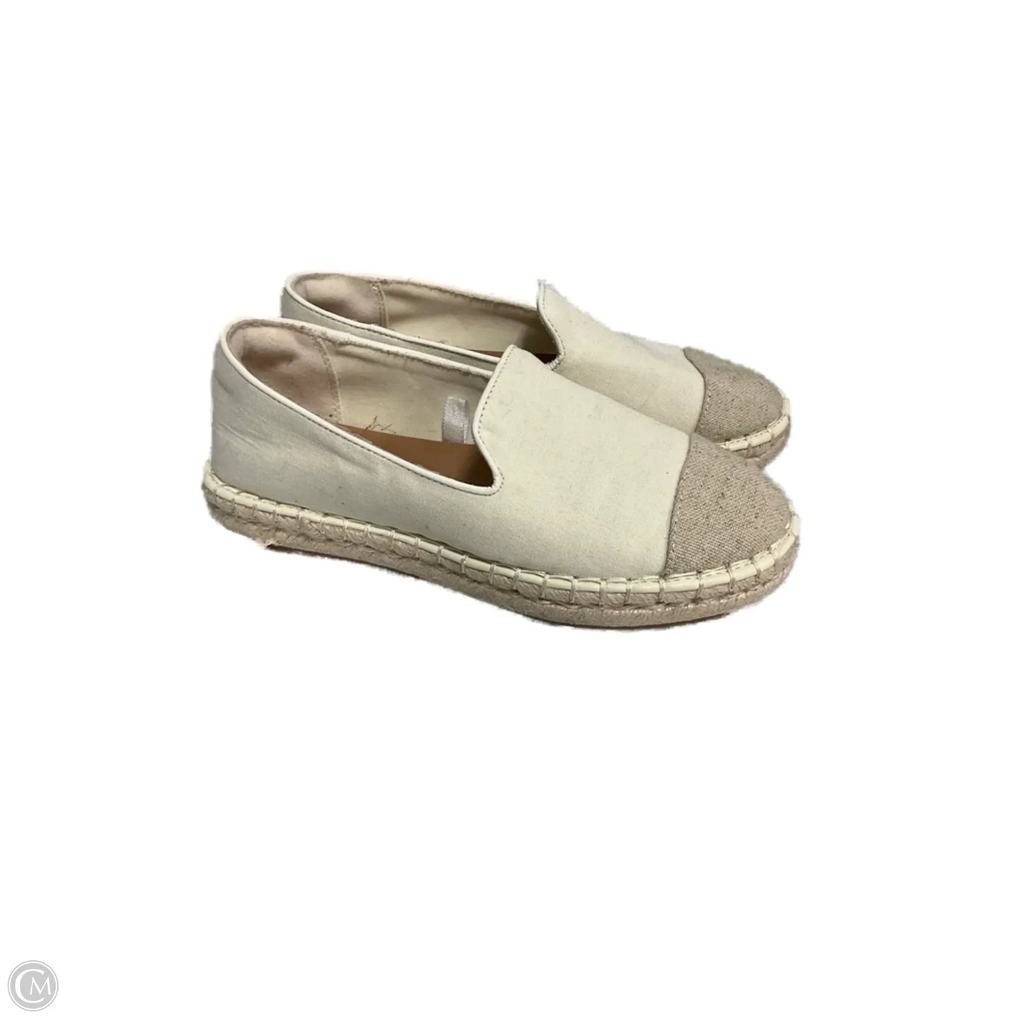 Shoes Flats By Universal Thread In Cream, Size: 6