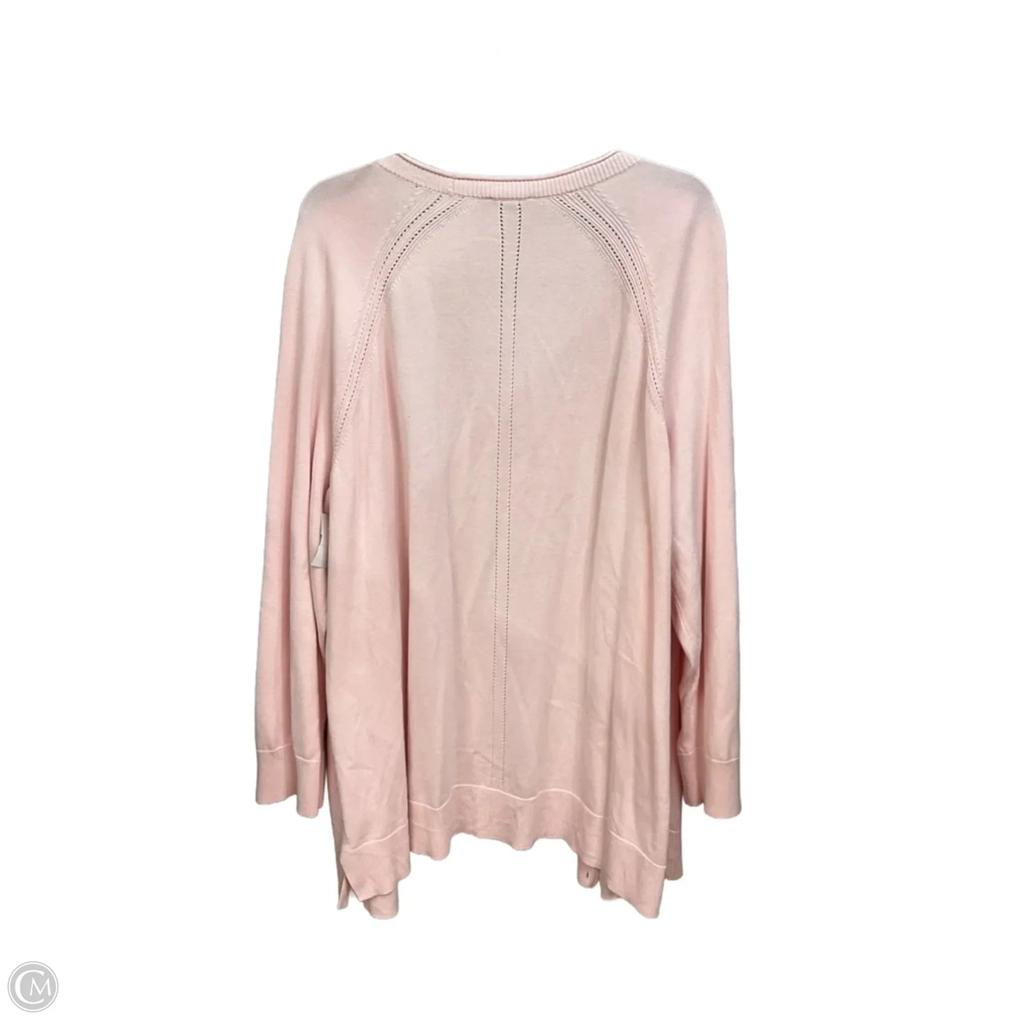 Cardigan By Talbots In Pink, Size: 3x