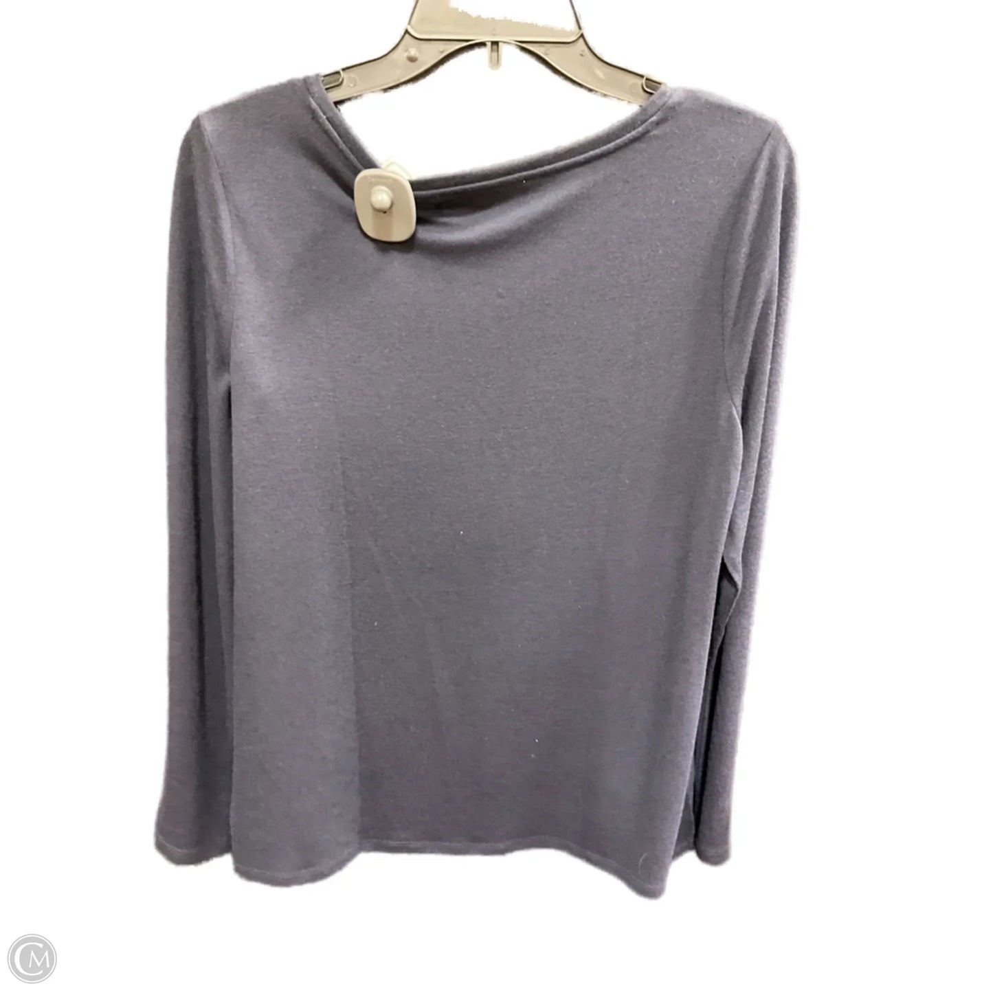 Top Long Sleeve Basic By Loft In Blue, Size: S