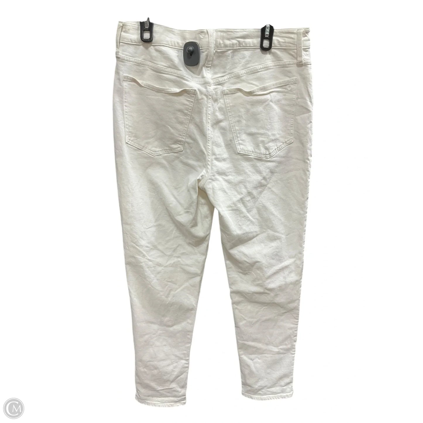 Jeans Straight By Madewell In White, Size: 12