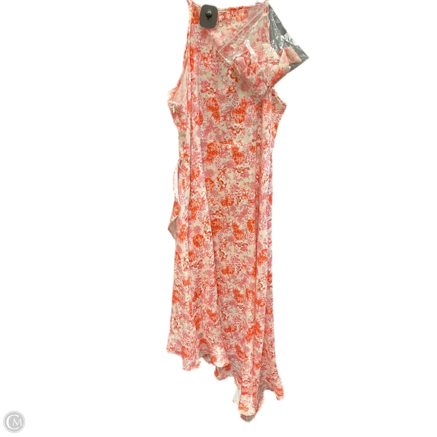 Dress Party Long By Peach Love Cream California In Floral Print, Size: L