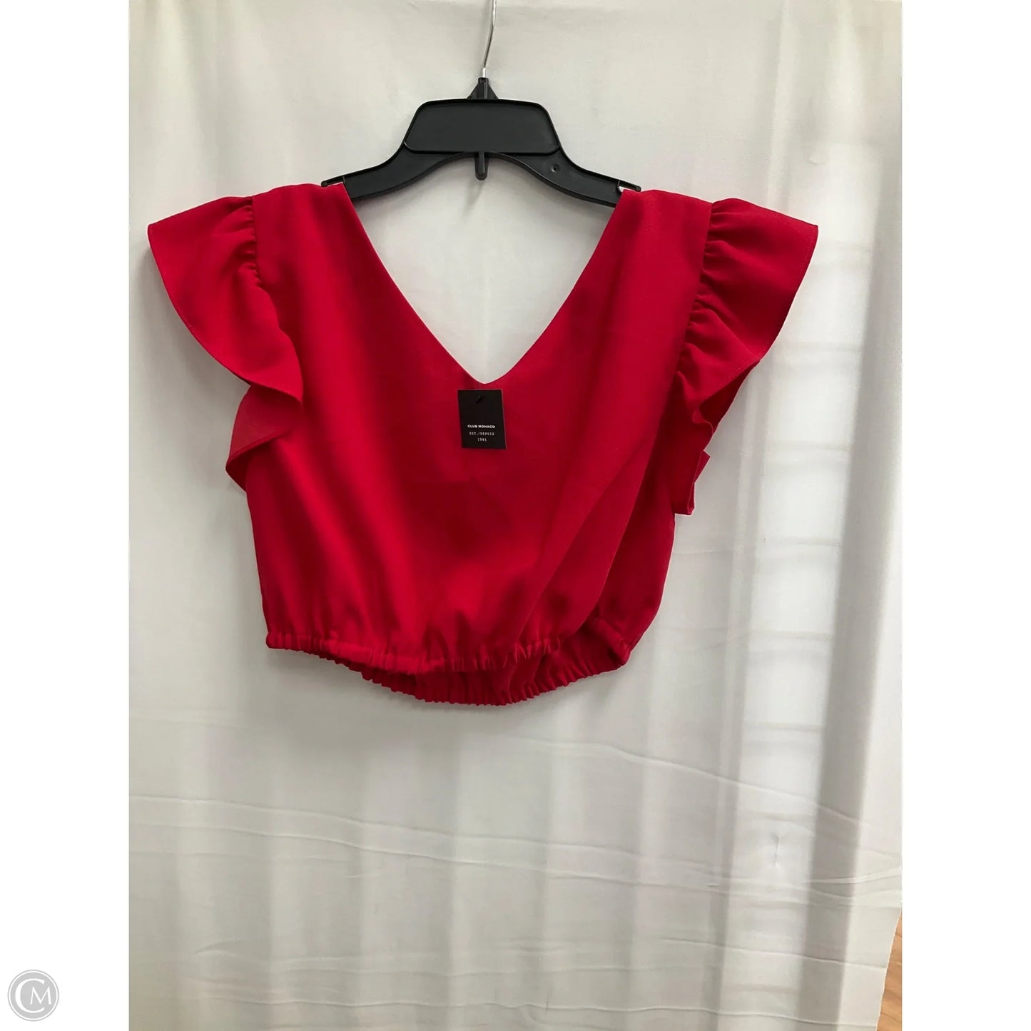 Top Short Sleeve By Club Monaco In Red, Size: Xs