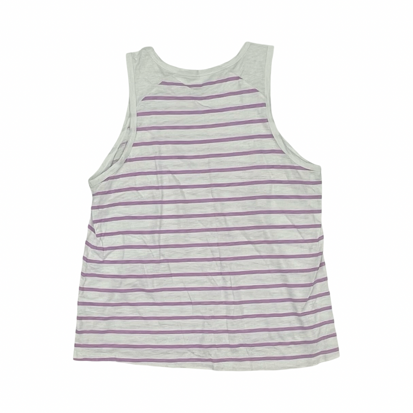 Tank Top By Maurices In Purple & White, Size:1X
