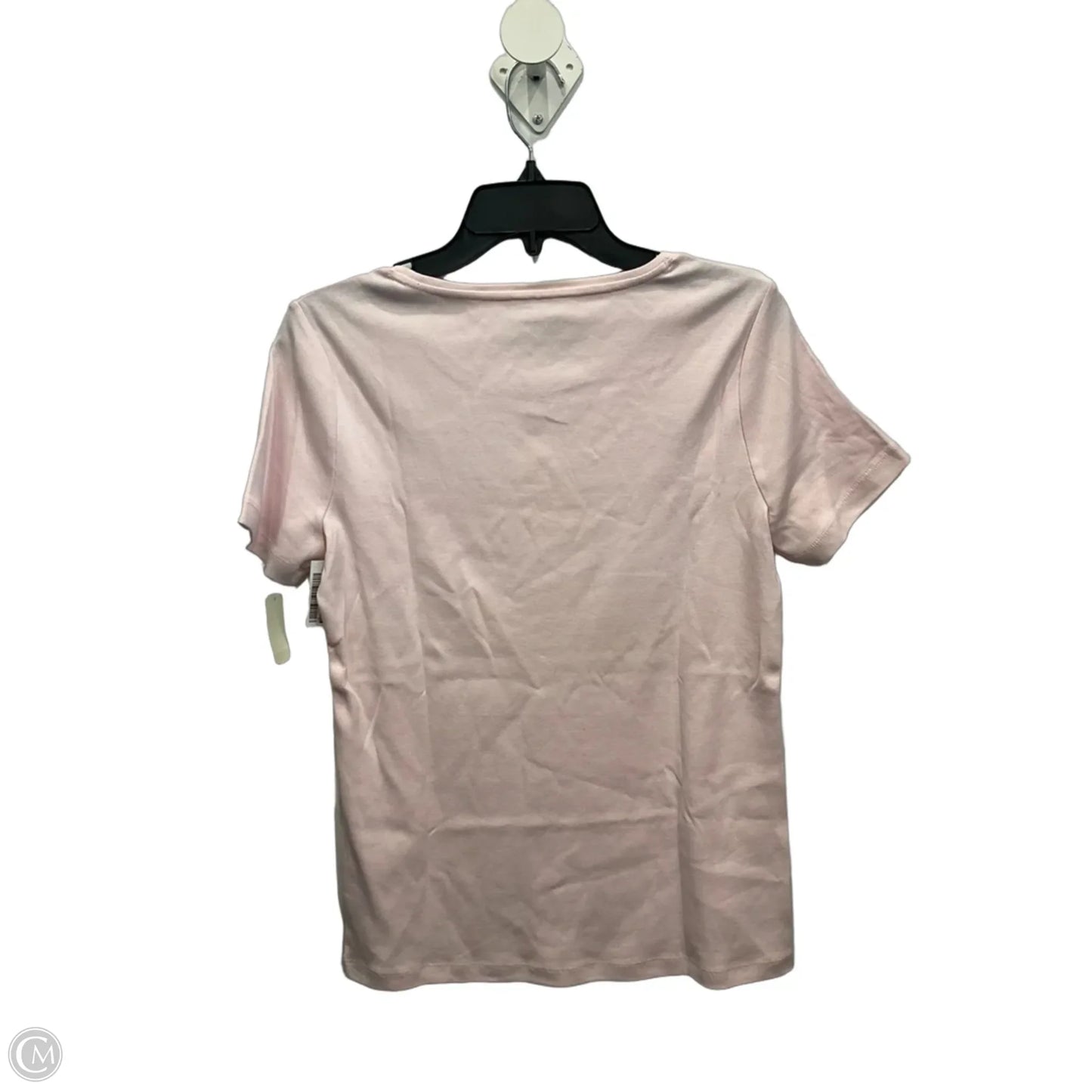 Top Short Sleeve By Talbots In Pink, Size: M