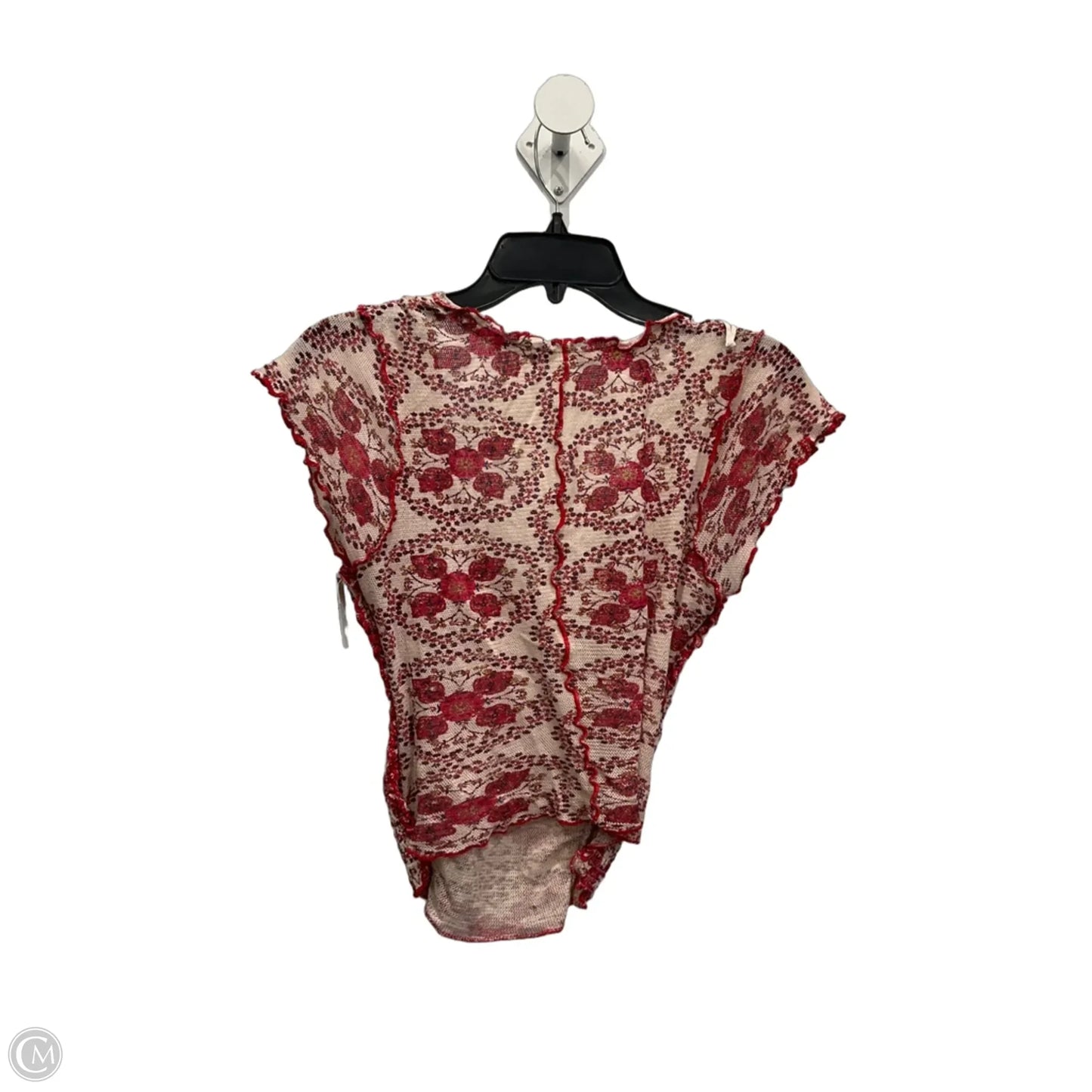 Top Short Sleeve By Free People In Red, Size: S