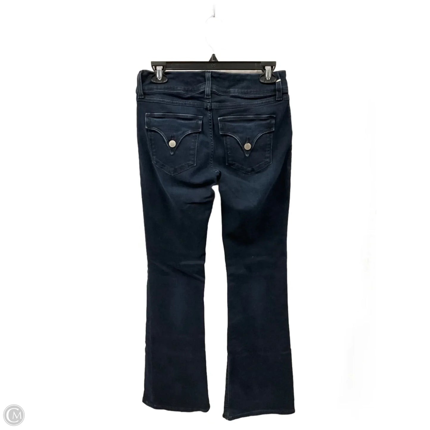 Jeans Flared By Hudson In Blue Denim, Size: 8