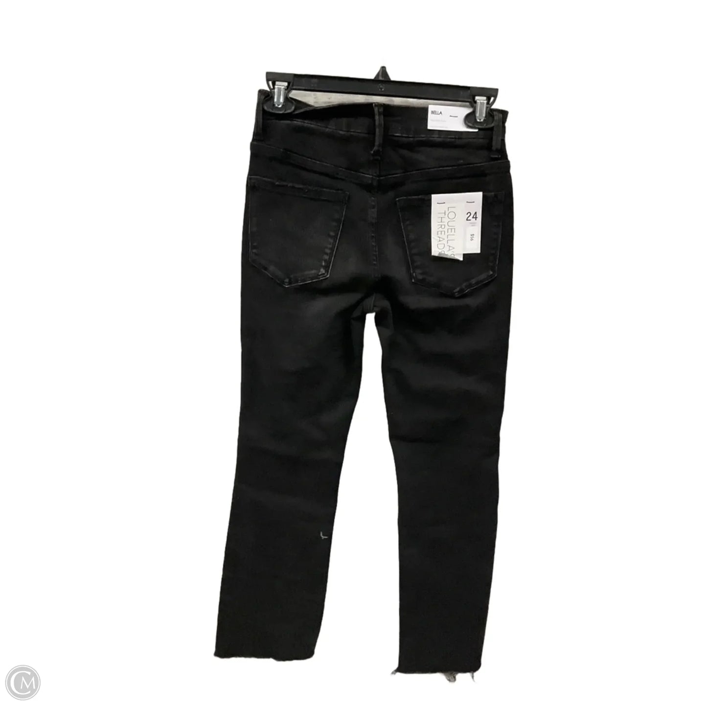 Jeans Flared By Vervet In Black Denim, Size: 0