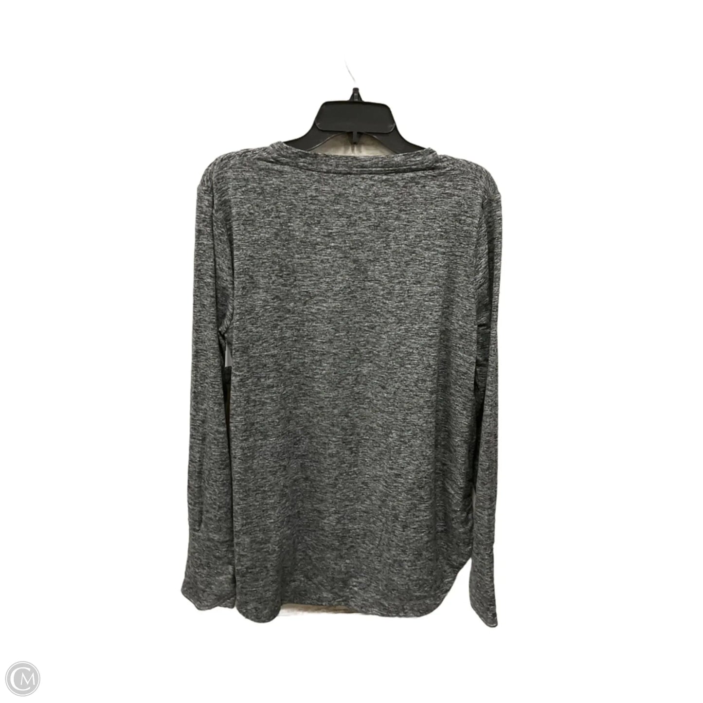 Athletic Top Long Sleeve Crewneck By Athleta In Grey, Size: L