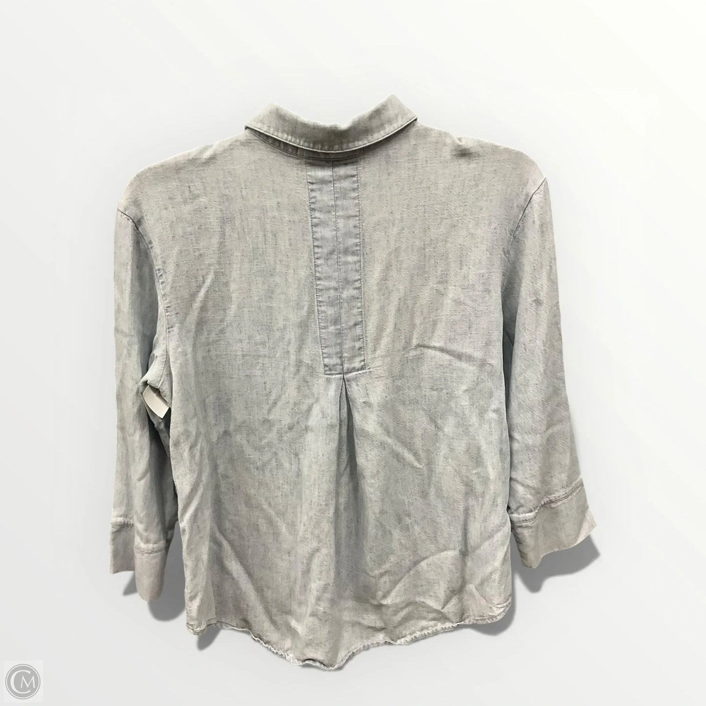 Blouse Long Sleeve By Cloth & Stone In Blue, Size: S