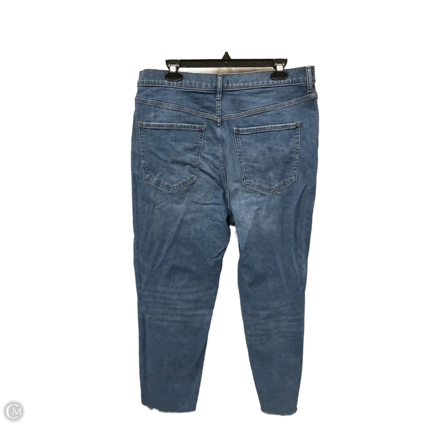 Jeans Skinny By Express In Blue Denim, Size: 16