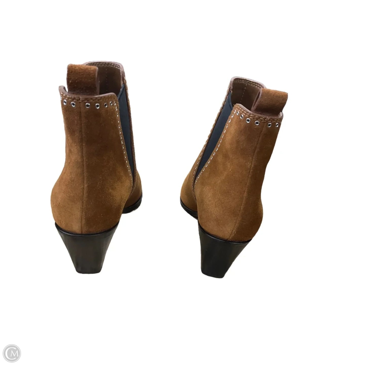 Boots Ankle Heels By Paige In Brown, Size: 6.5