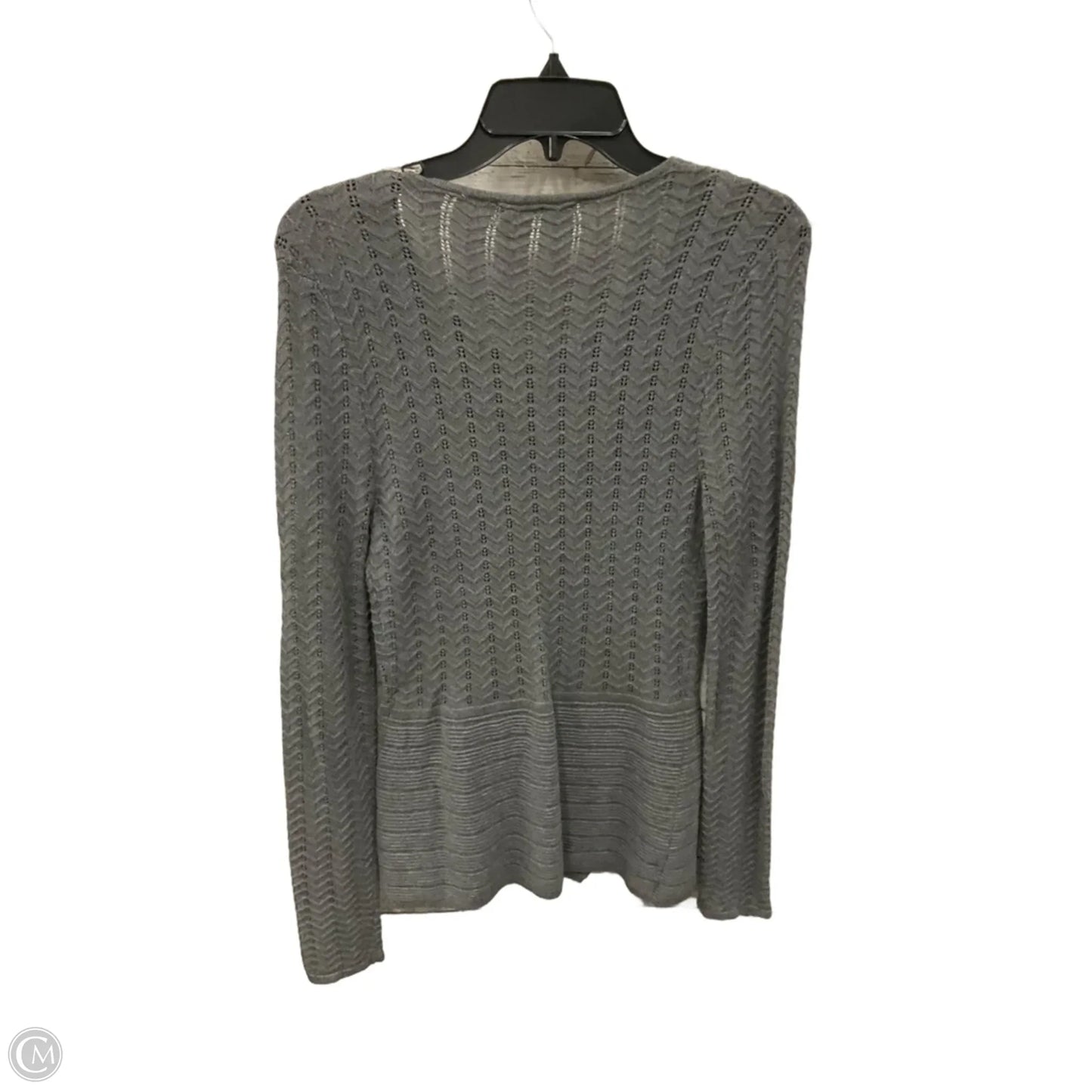 Top Long Sleeve By Clothes Mentor In Grey, Size: S