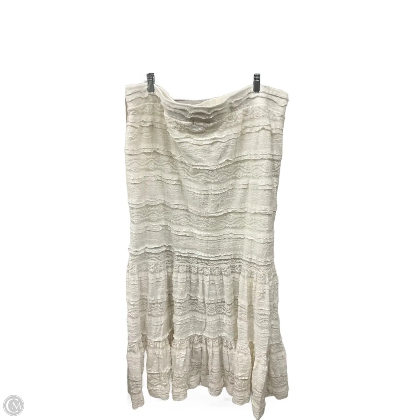 Skirt Maxi By Torrid In White, Size: 4x