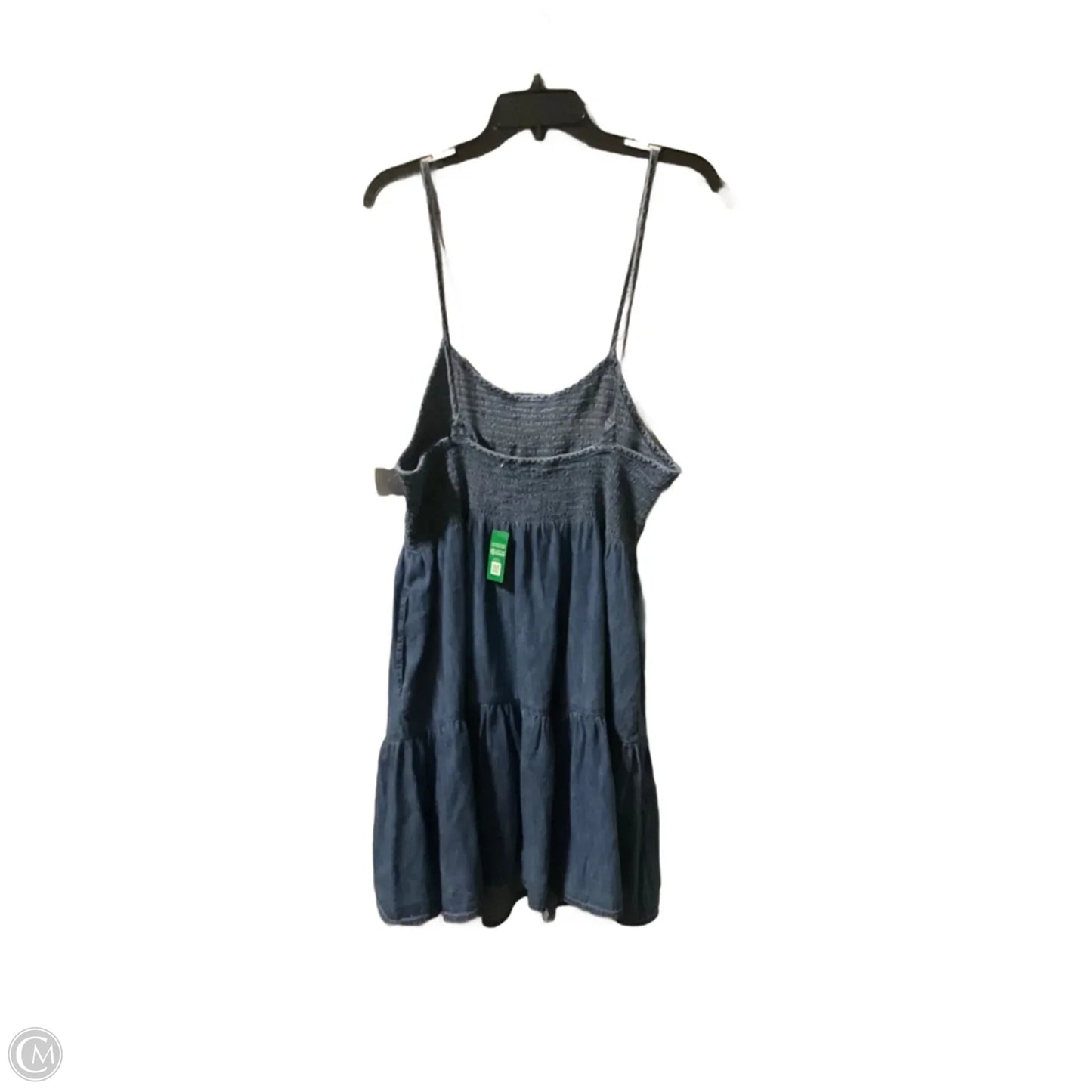 Dress Casual Midi By Gap In Blue Denim, Size: S
