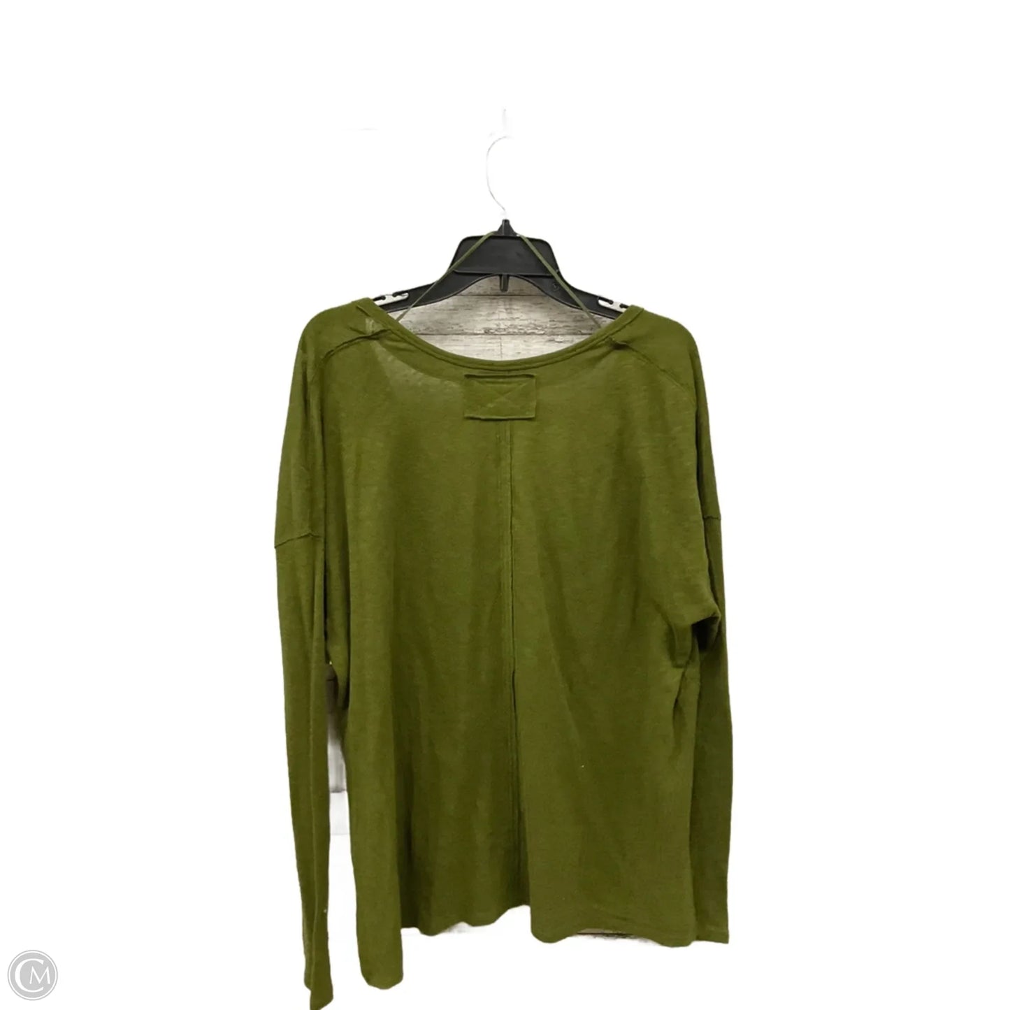 Top Long Sleeve By We The Free In Green, Size: S