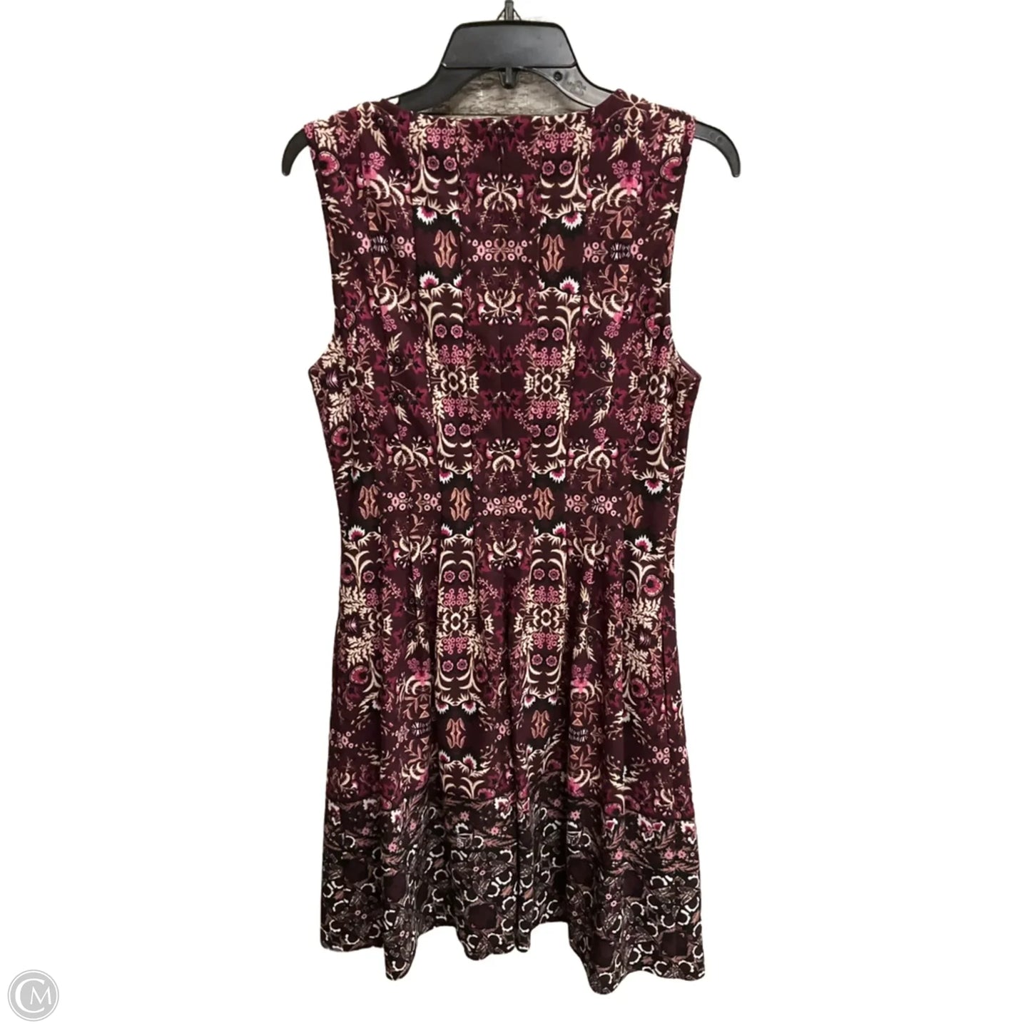 Dress Casual Midi By Vince Camuto In Purple, Size: 8