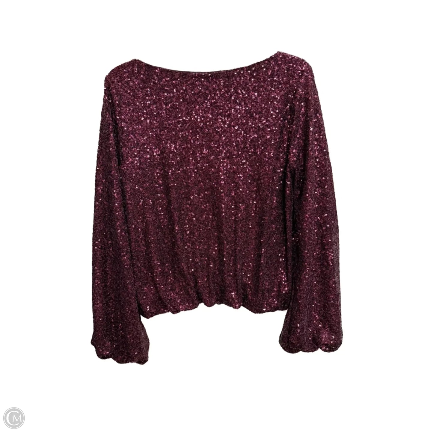 Top Long Sleeve By Karen Kane In Red, Size: M