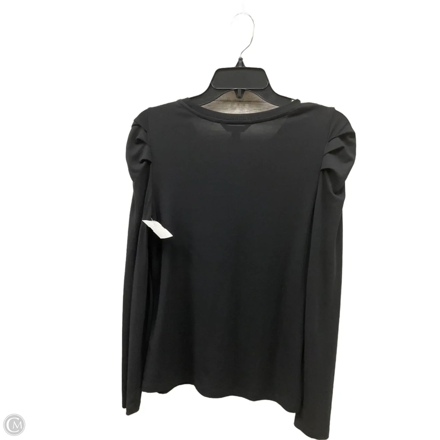 Top Long Sleeve By Banana Republic In Black, Size: M
