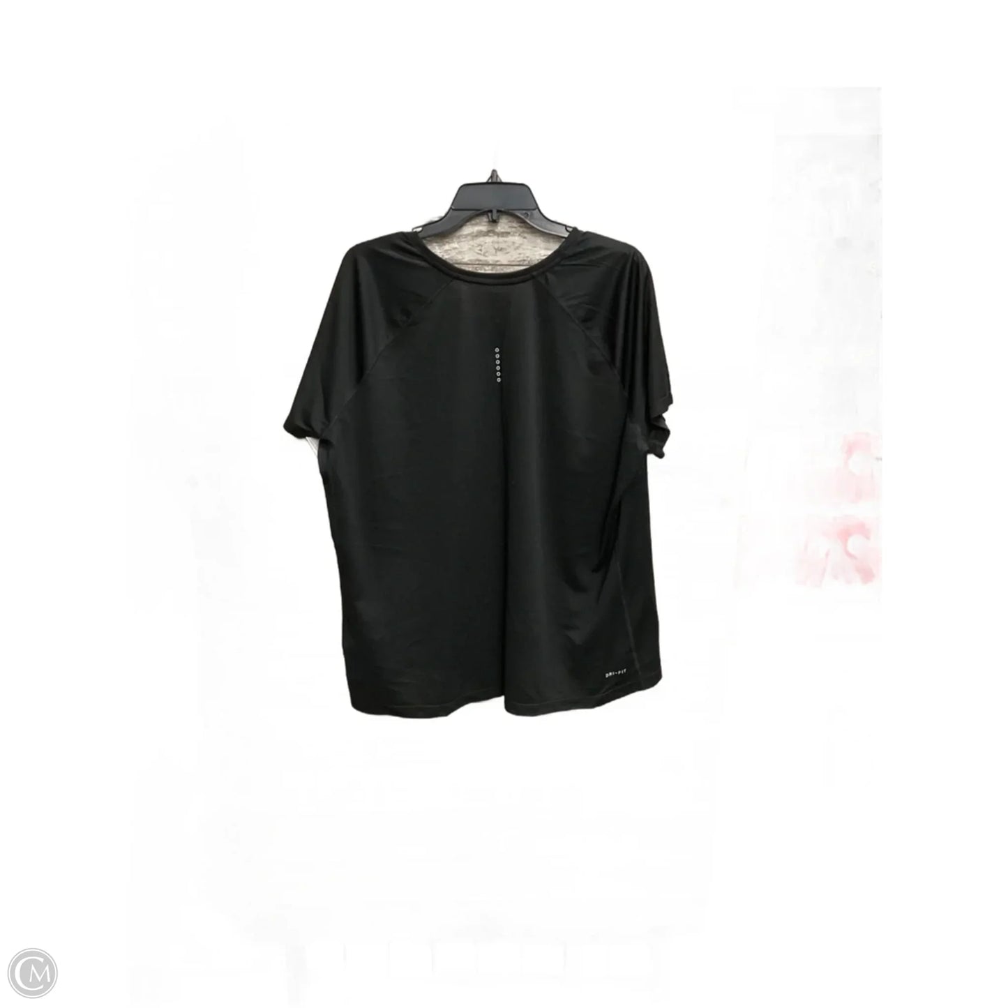 Athletic Top Short Sleeve By Nike Apparel In Black, Size: 3x