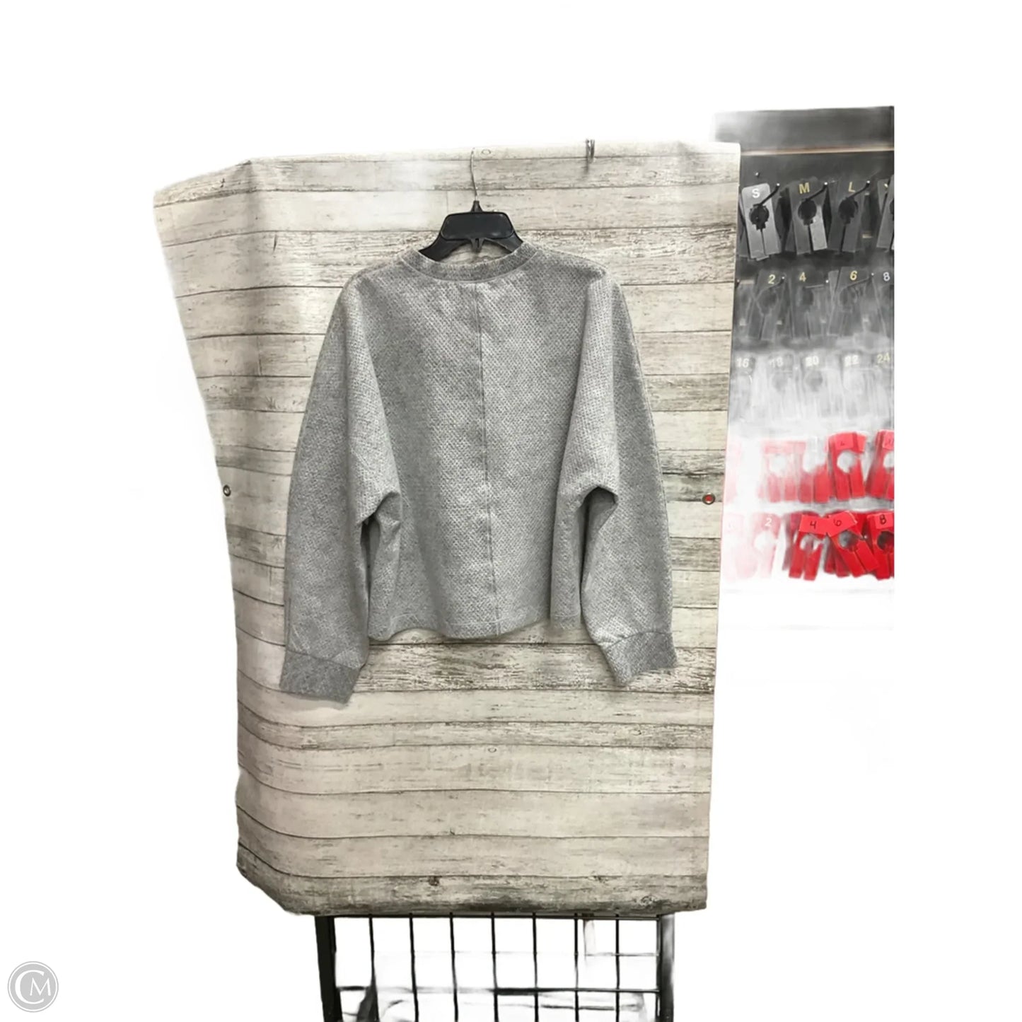 Sweatshirt Crewneck By Nike Apparel In Grey, Size: Xl