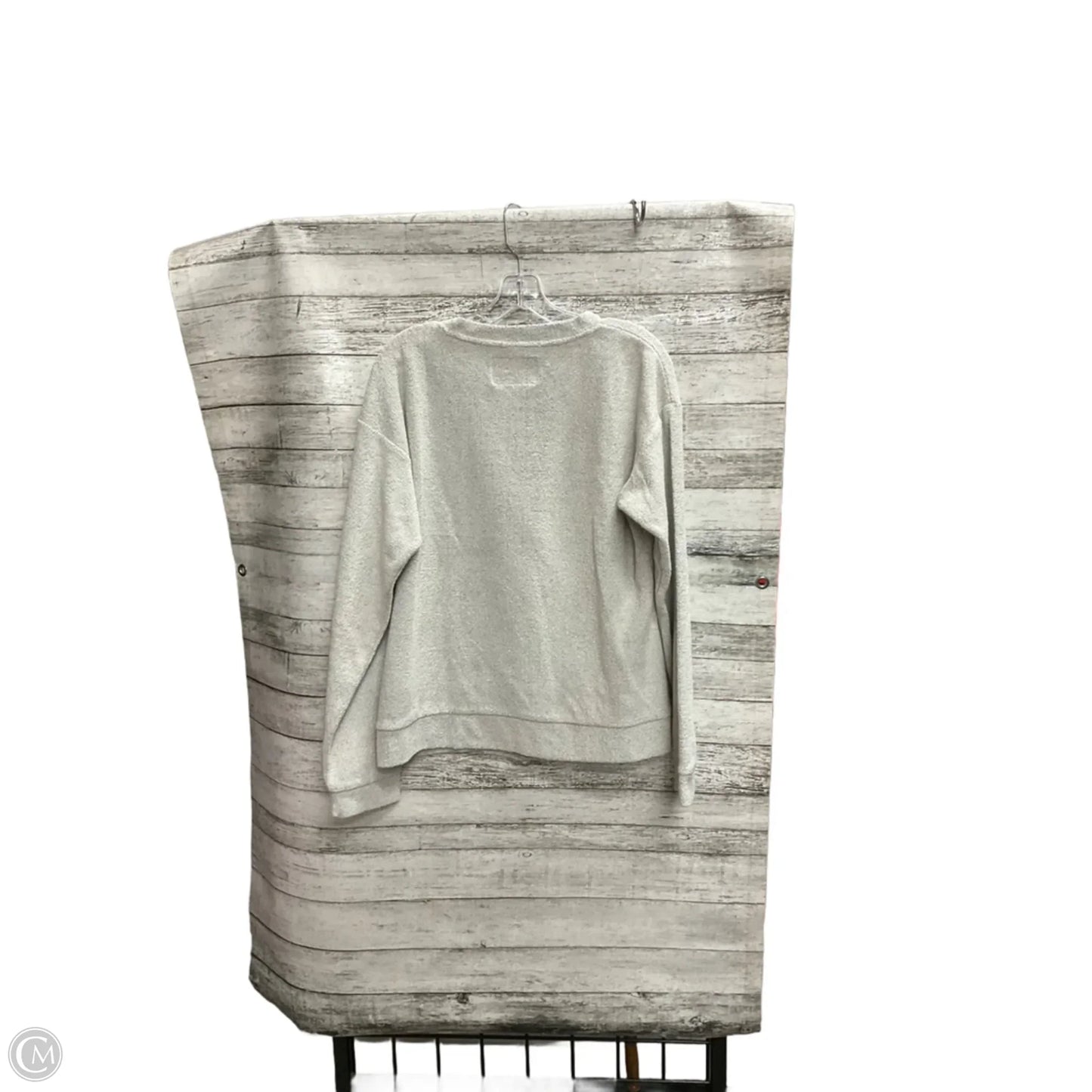 Sweatshirt Crewneck By Clothes Mentor In Grey, Size: L