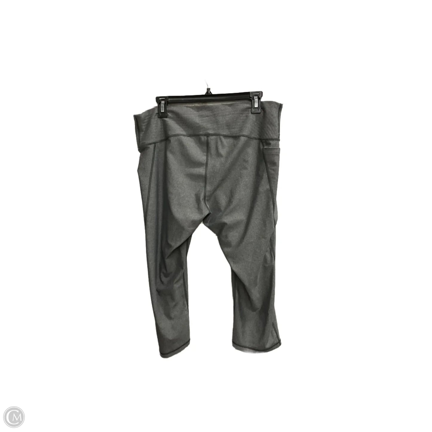 Athletic Capris By Under Armour In Grey, Size: Xxl