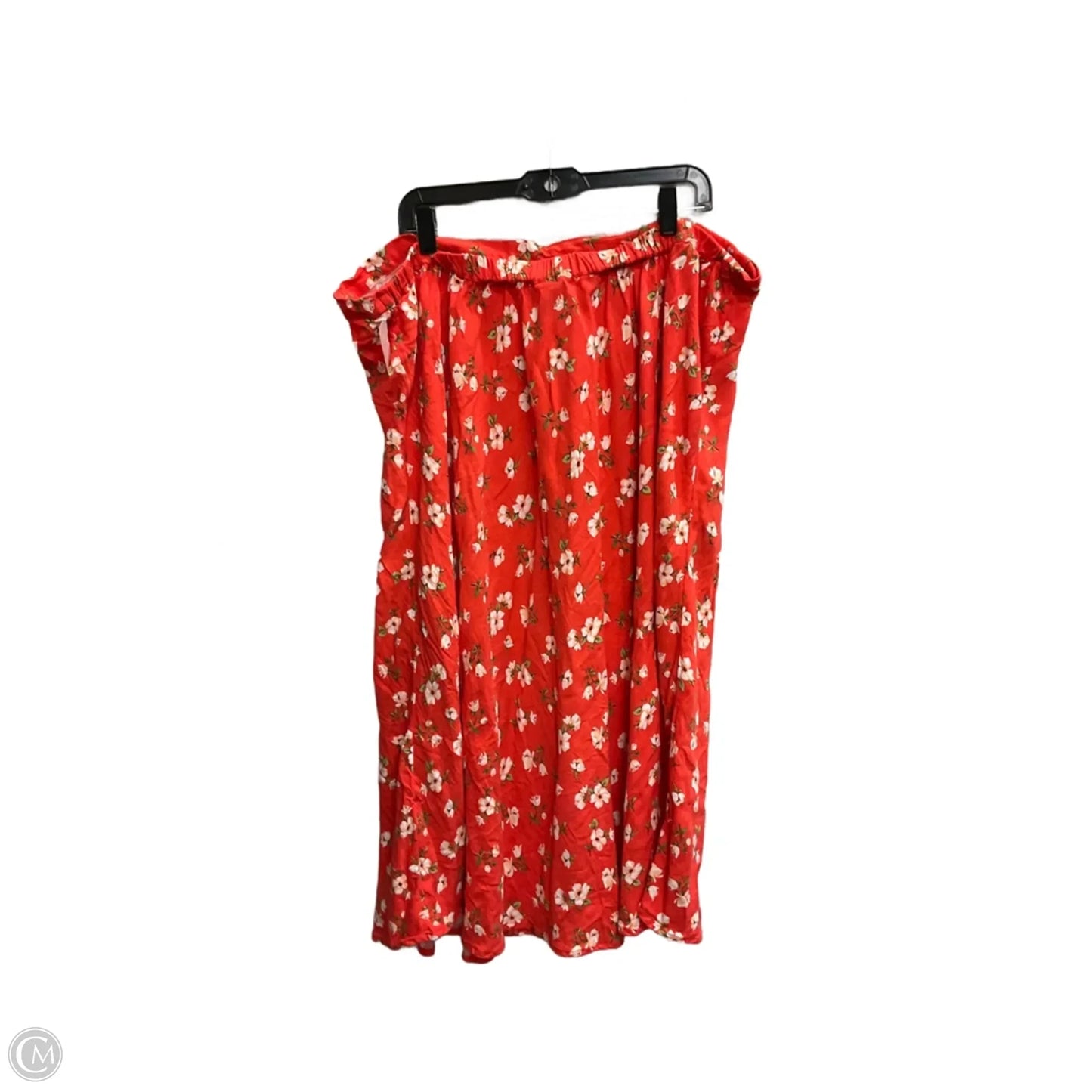 Skirt Maxi By Old Navy In Orange, Size: 3x