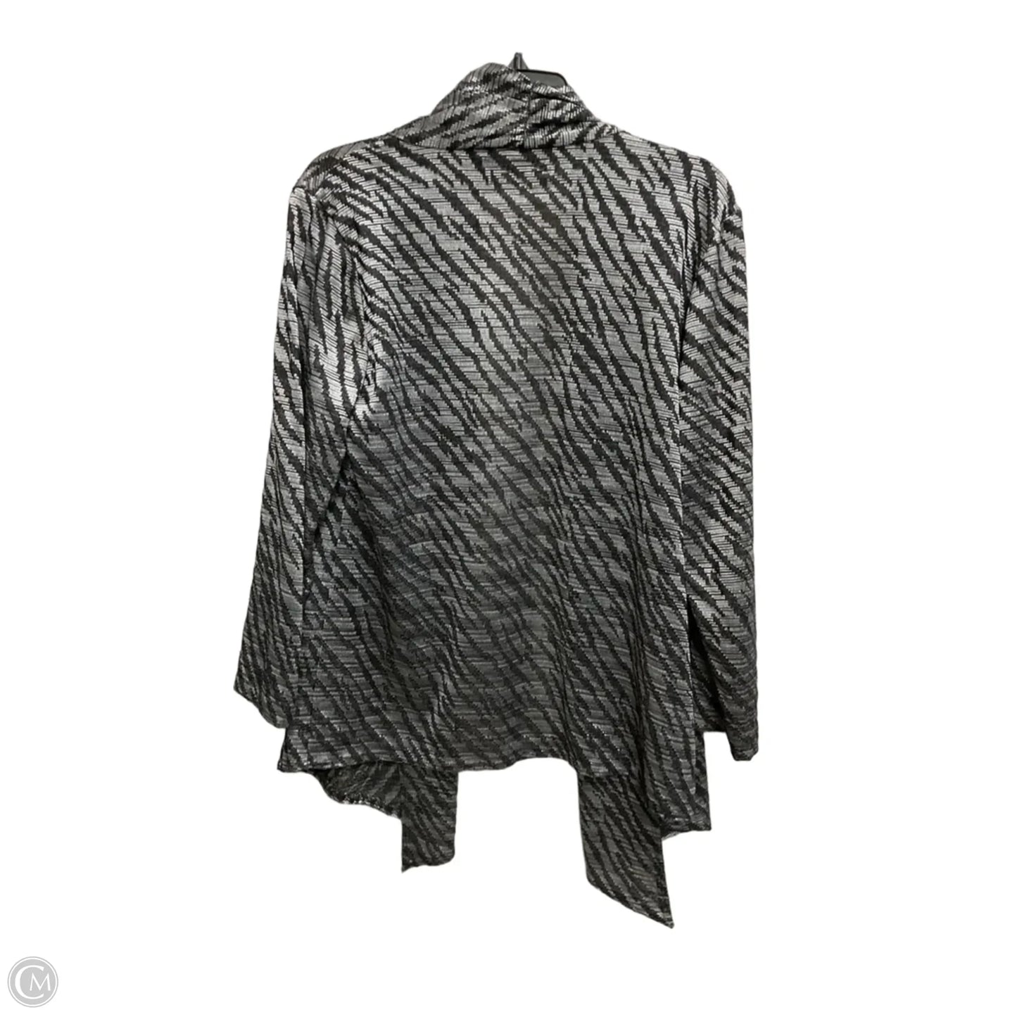 Cardigan By Chicos In Silver, Size: M