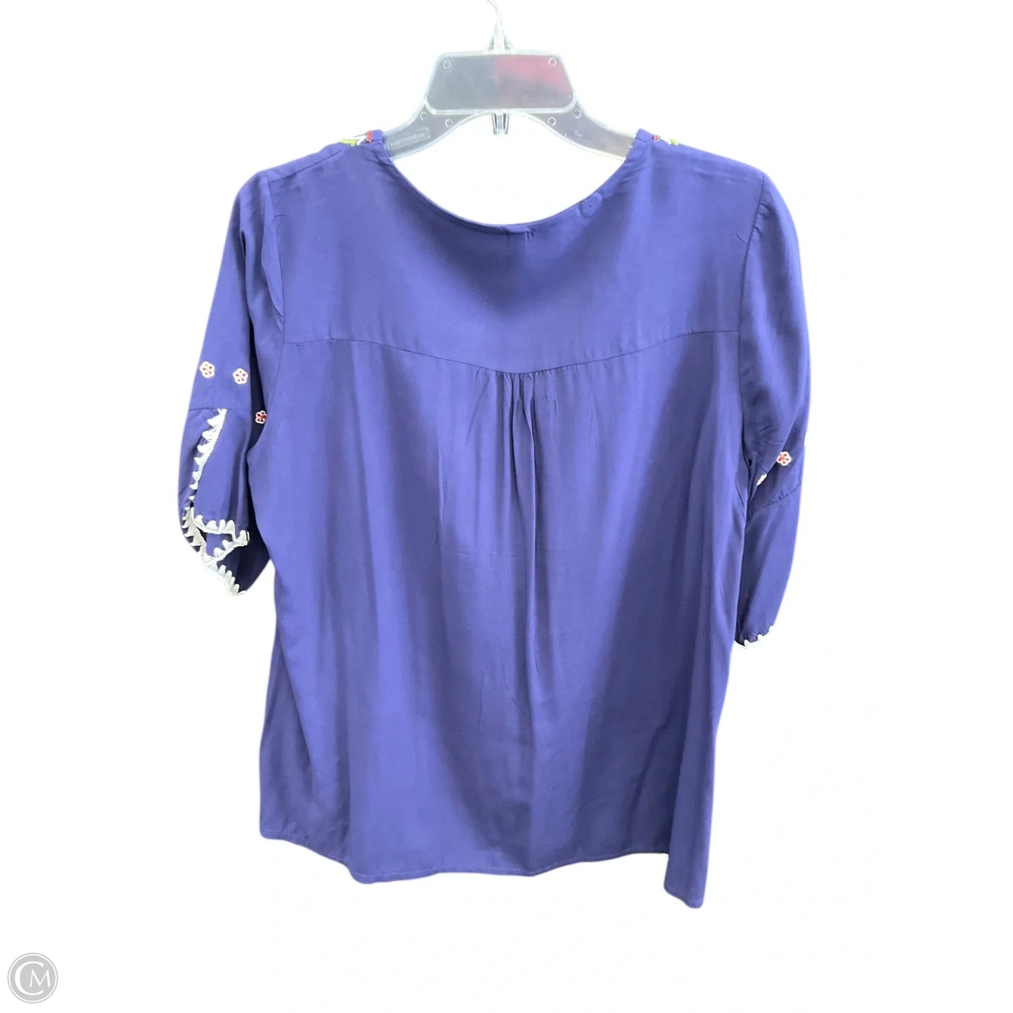 Top Short Sleeve By Clothes Mentor In Blue, Size: L