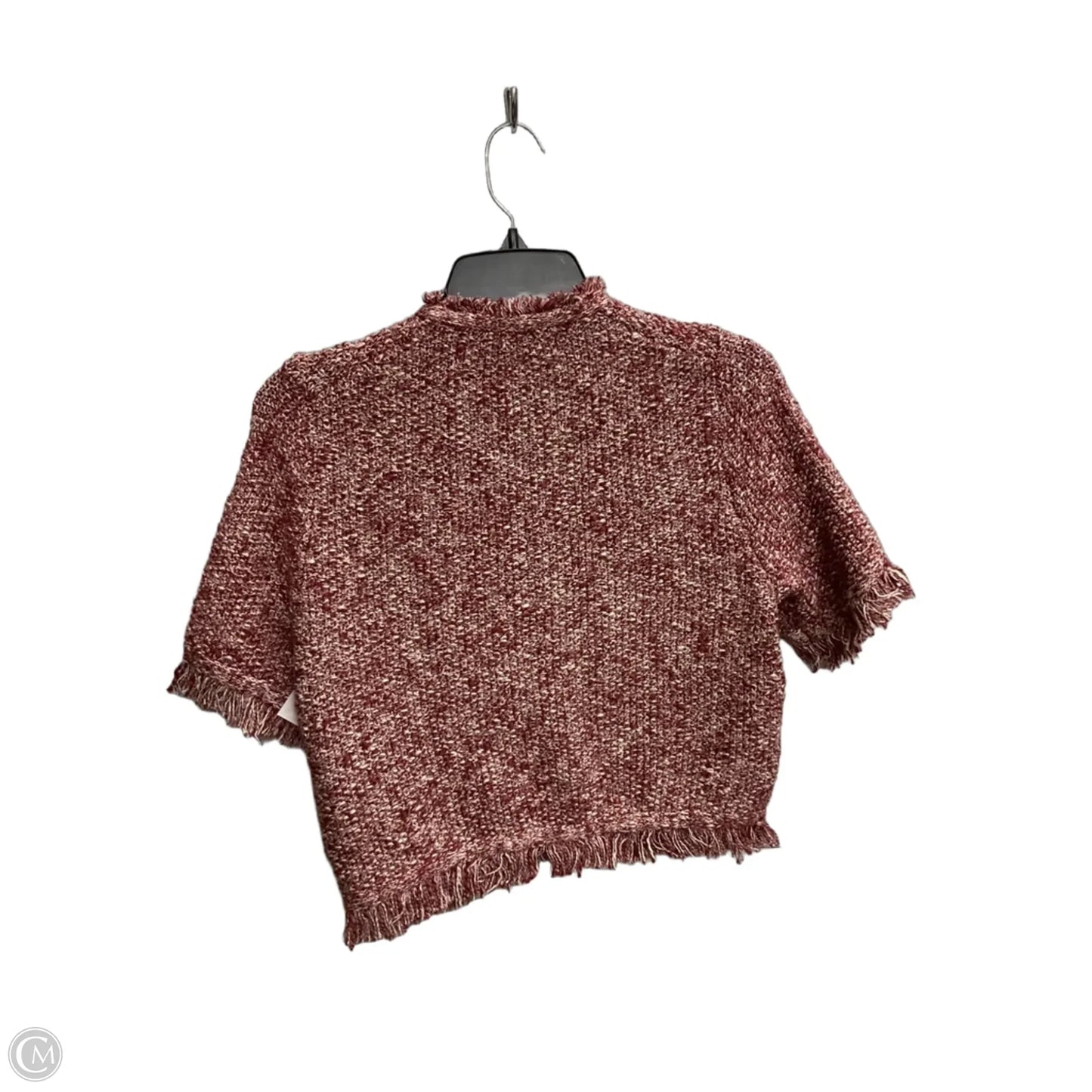 Sweater Short Sleeve By J. Crew In Red, Size: S