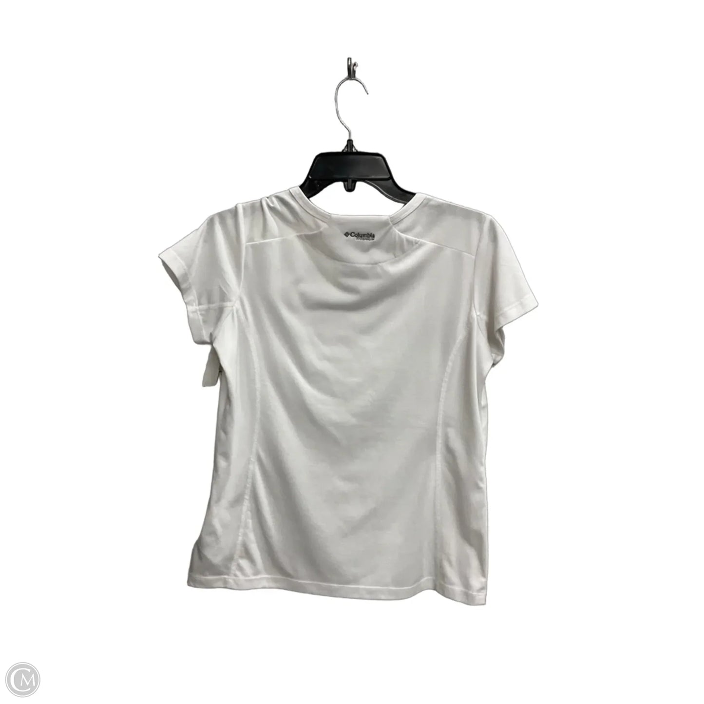 Top Short Sleeve By Columbia In White, Size: M