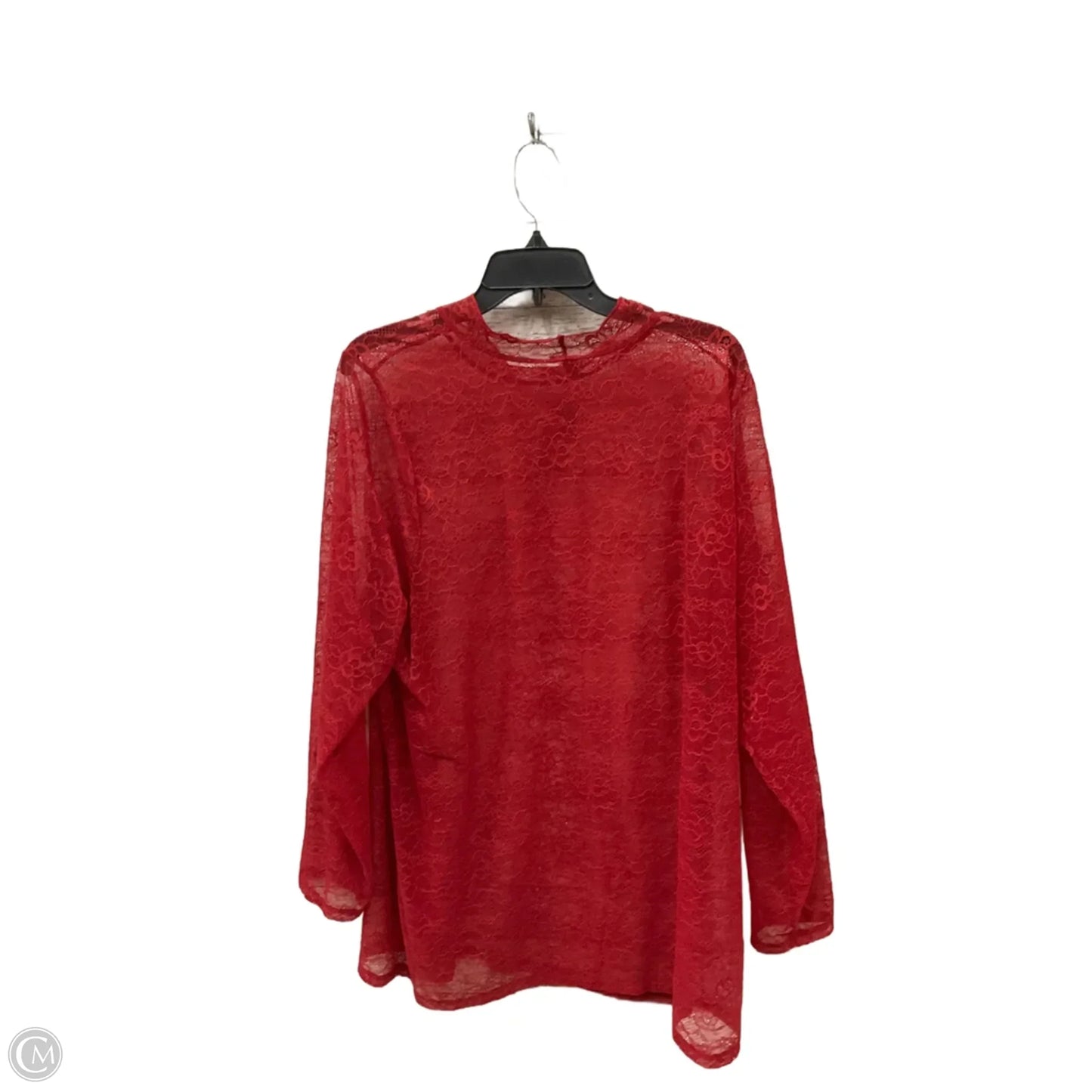 Top Long Sleeve By Torrid In Red, Size: 4x