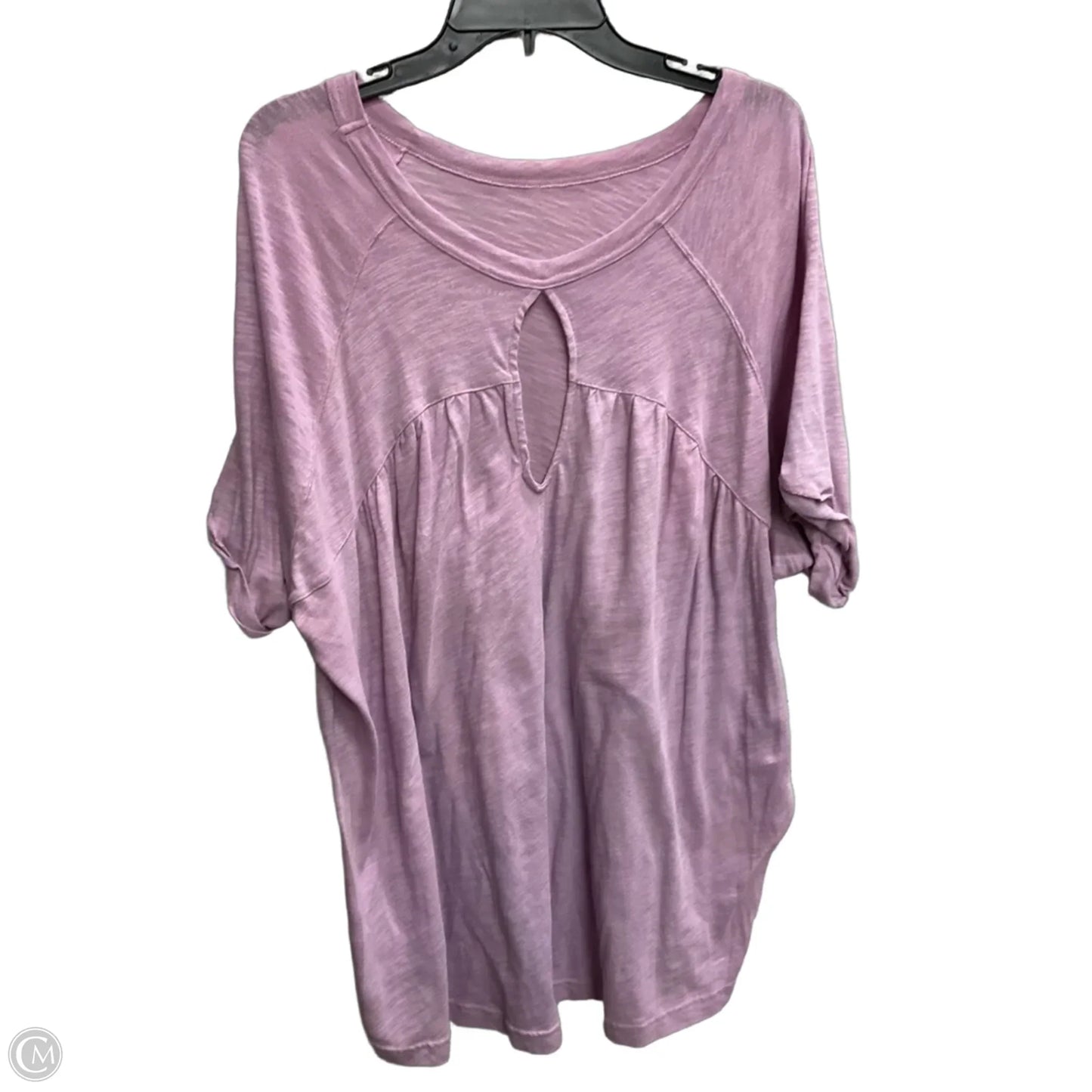 Top Short Sleeve By American Eagle In Purple, Size: Xl