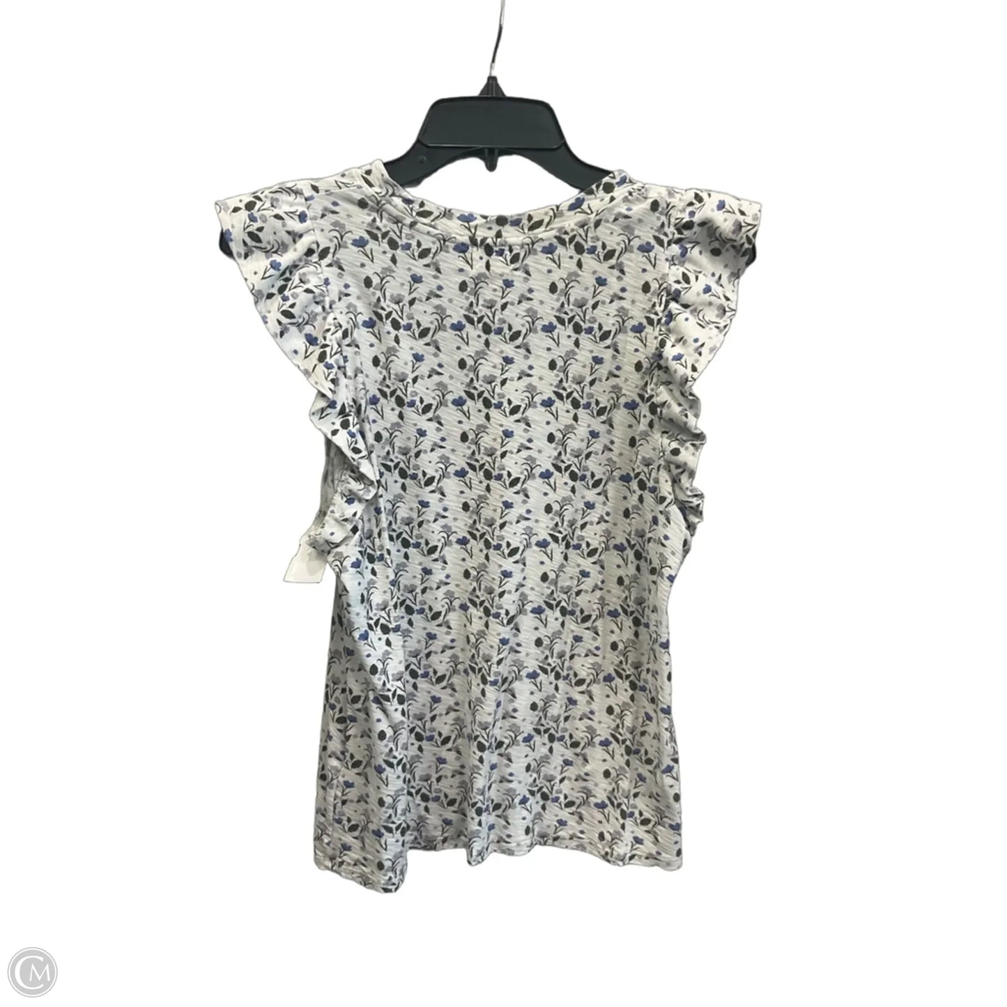 Top Short Sleeve By Nation In White, Size: M