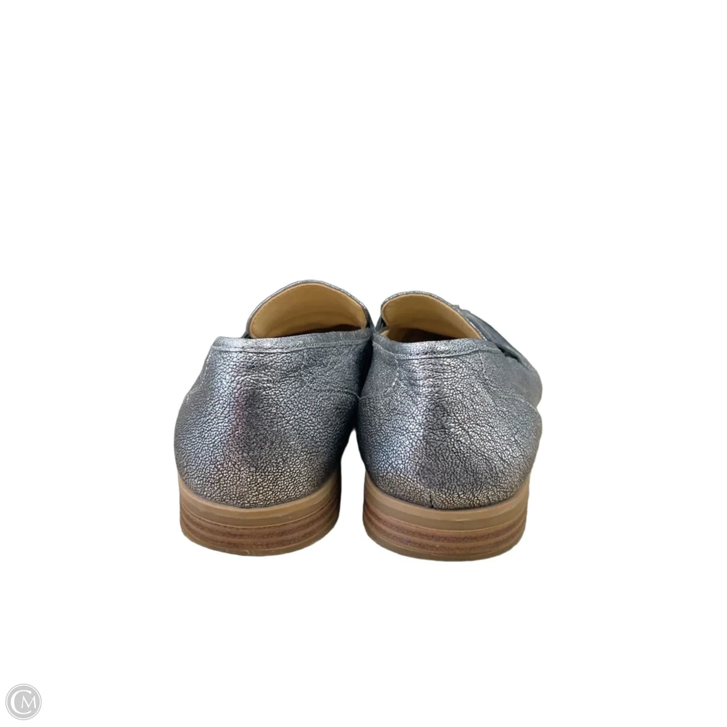 Shoes Flats By Clothes Mentor In Silver, Size: 9