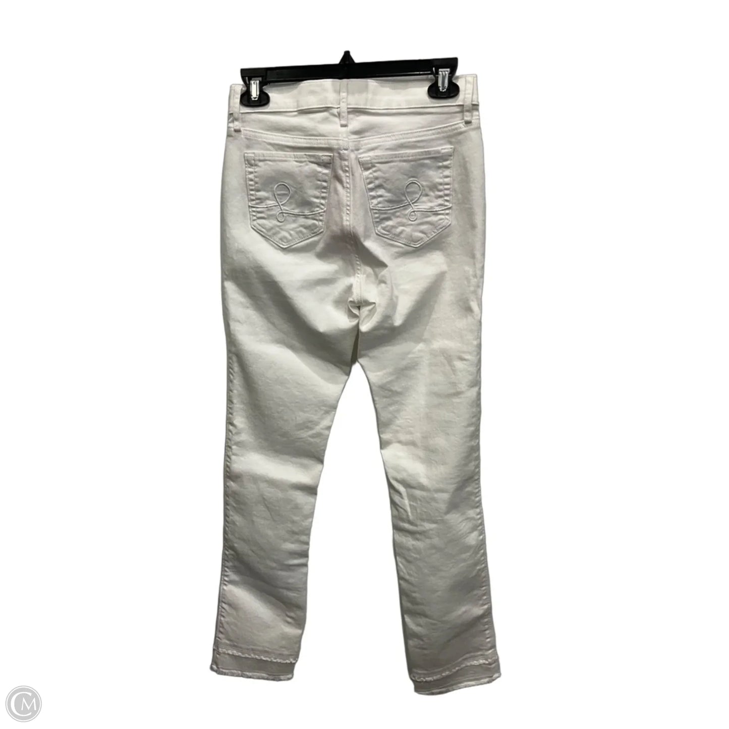 Jeans Designer By Lilly Pulitzer In White Denim, Size: 0