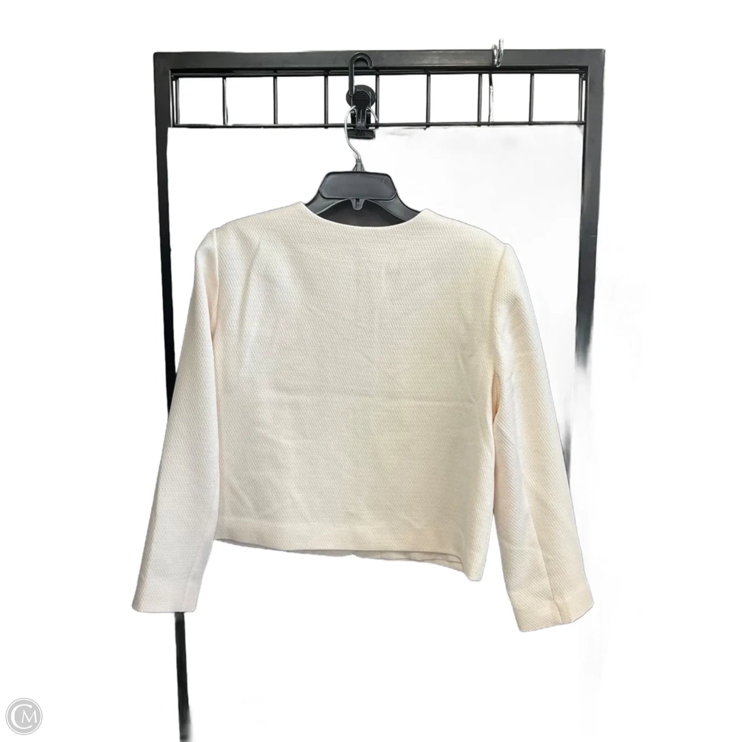 Blazer By Ann Taylor In Cream, Size: 8