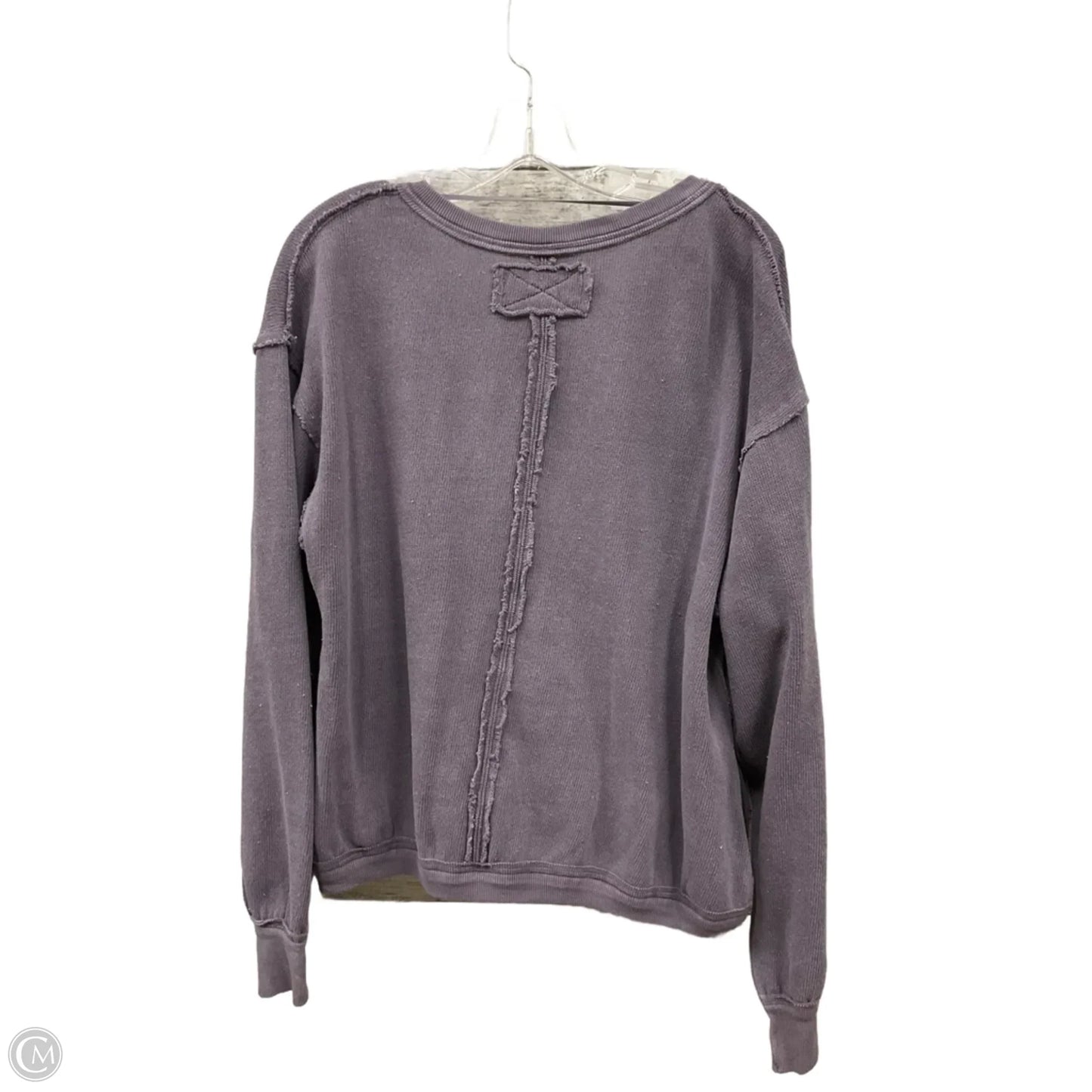 Top Long Sleeve By We The Free In Purple, Size: L