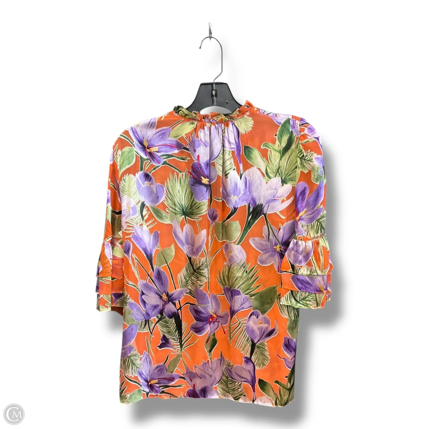 Top 3/4 Sleeve Designer By Alice + Olivia In Multi-colored, Size: Sp