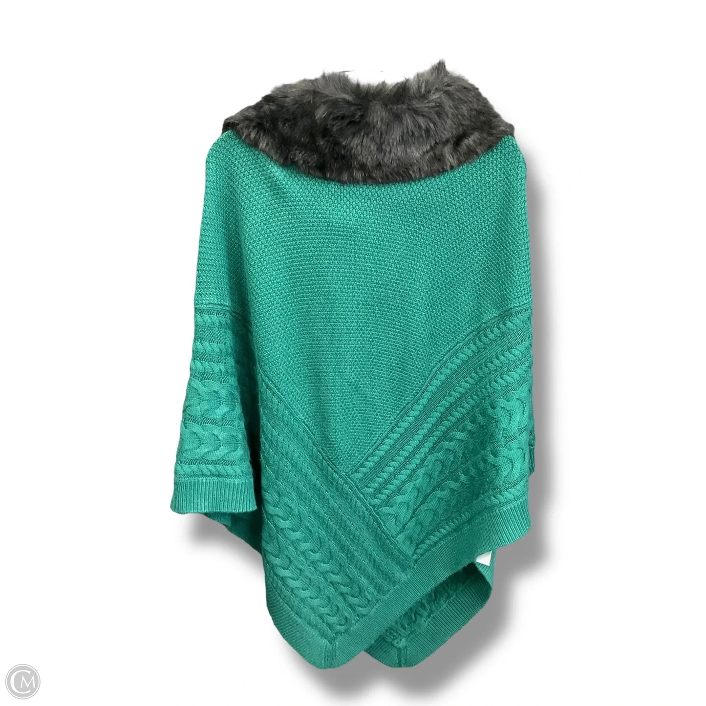 Poncho By Talbots In Green, Size: L