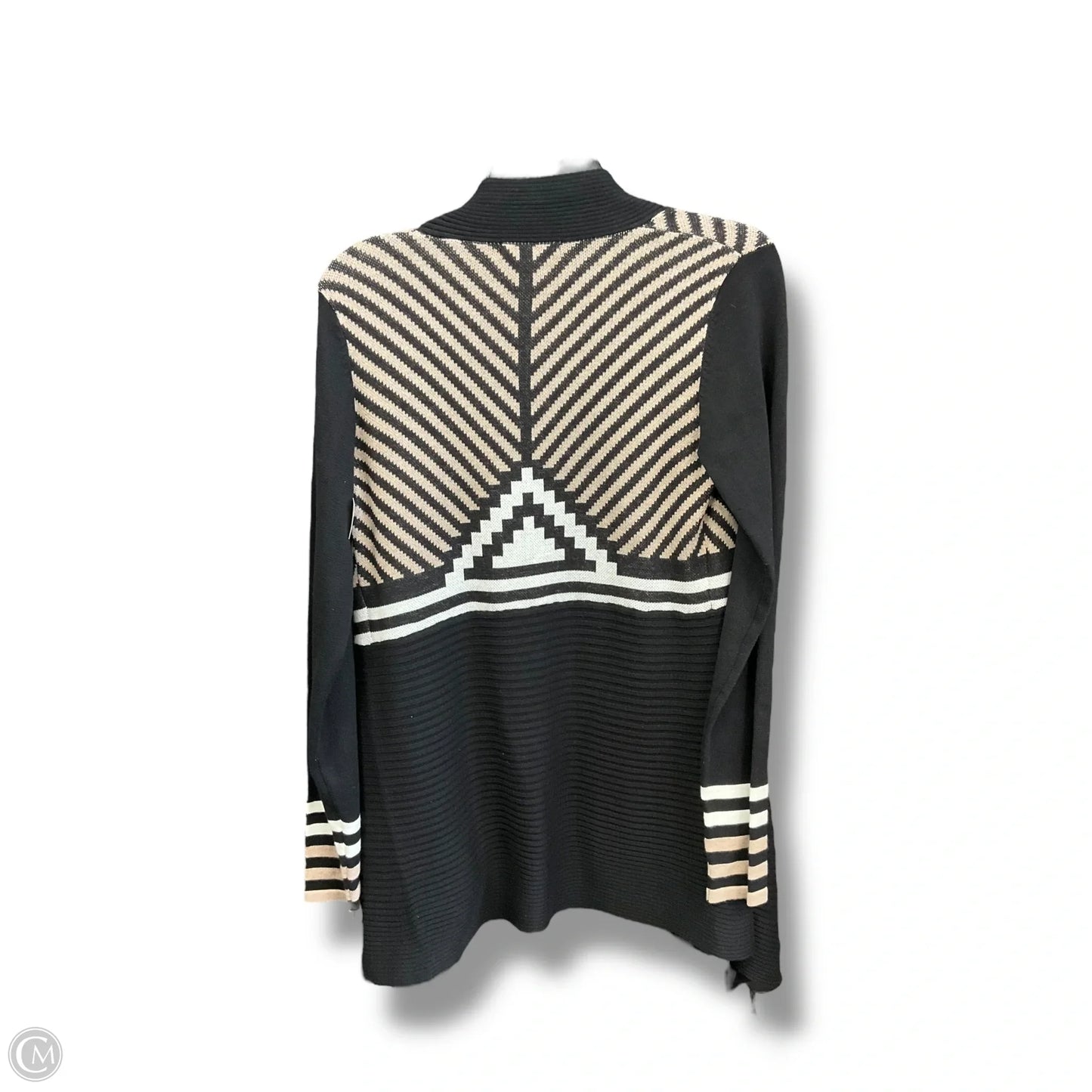 Cardigan By Belldini In Black & Cream, Size: S