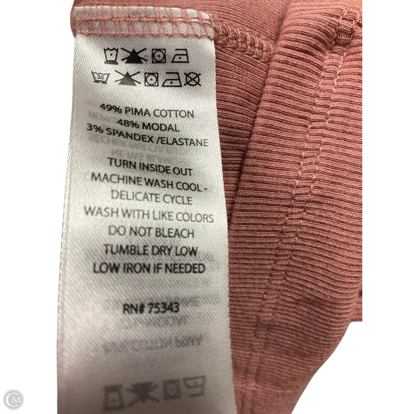 Top Short Sleeve Basic By Rachel Zoe In Pink, Size: Xs