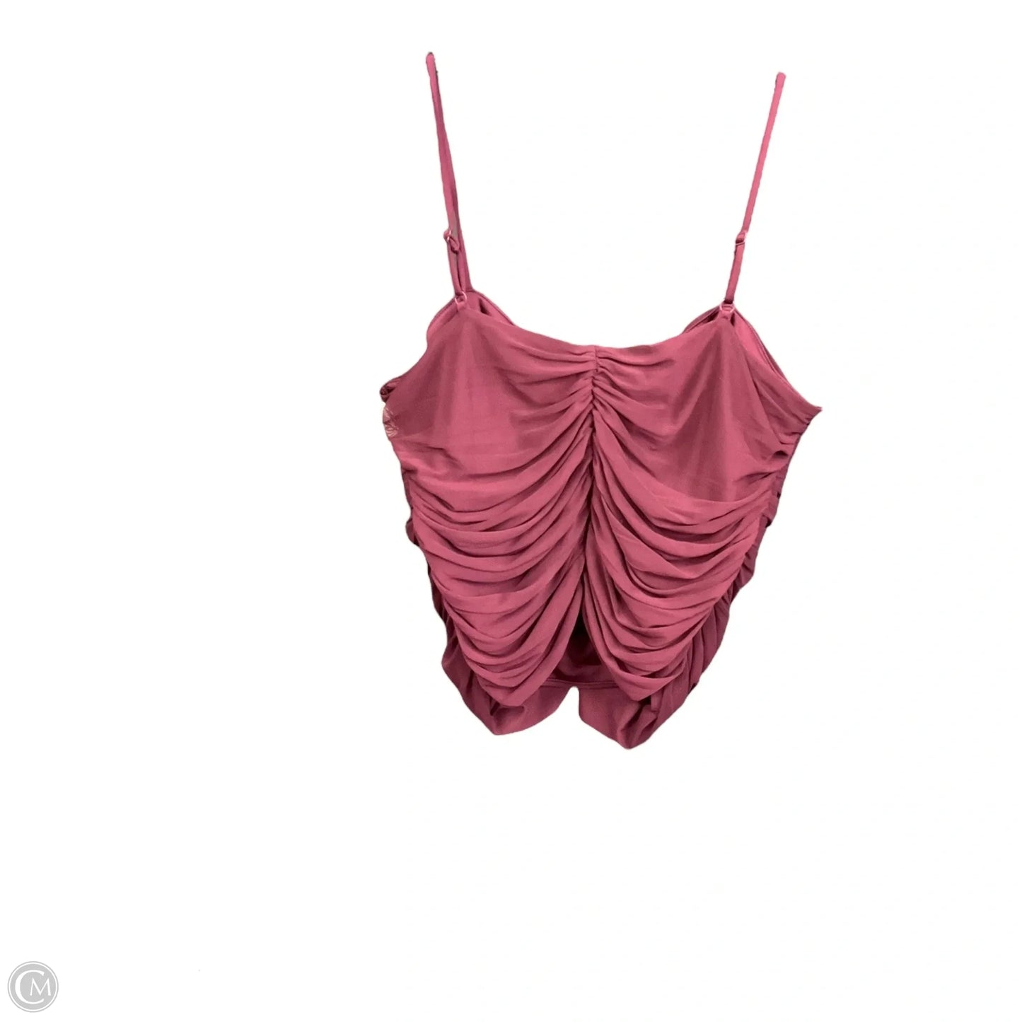 Top Sleeveless By Express In Maroon, Size: Xl