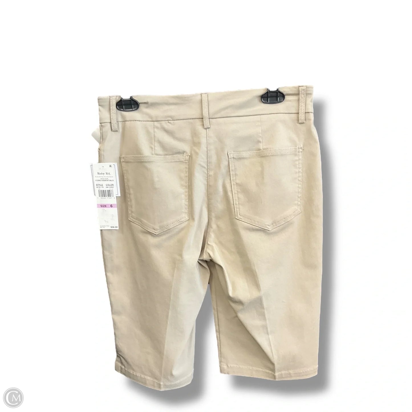 Capris By Ruby Rd In Tan, Size: 6