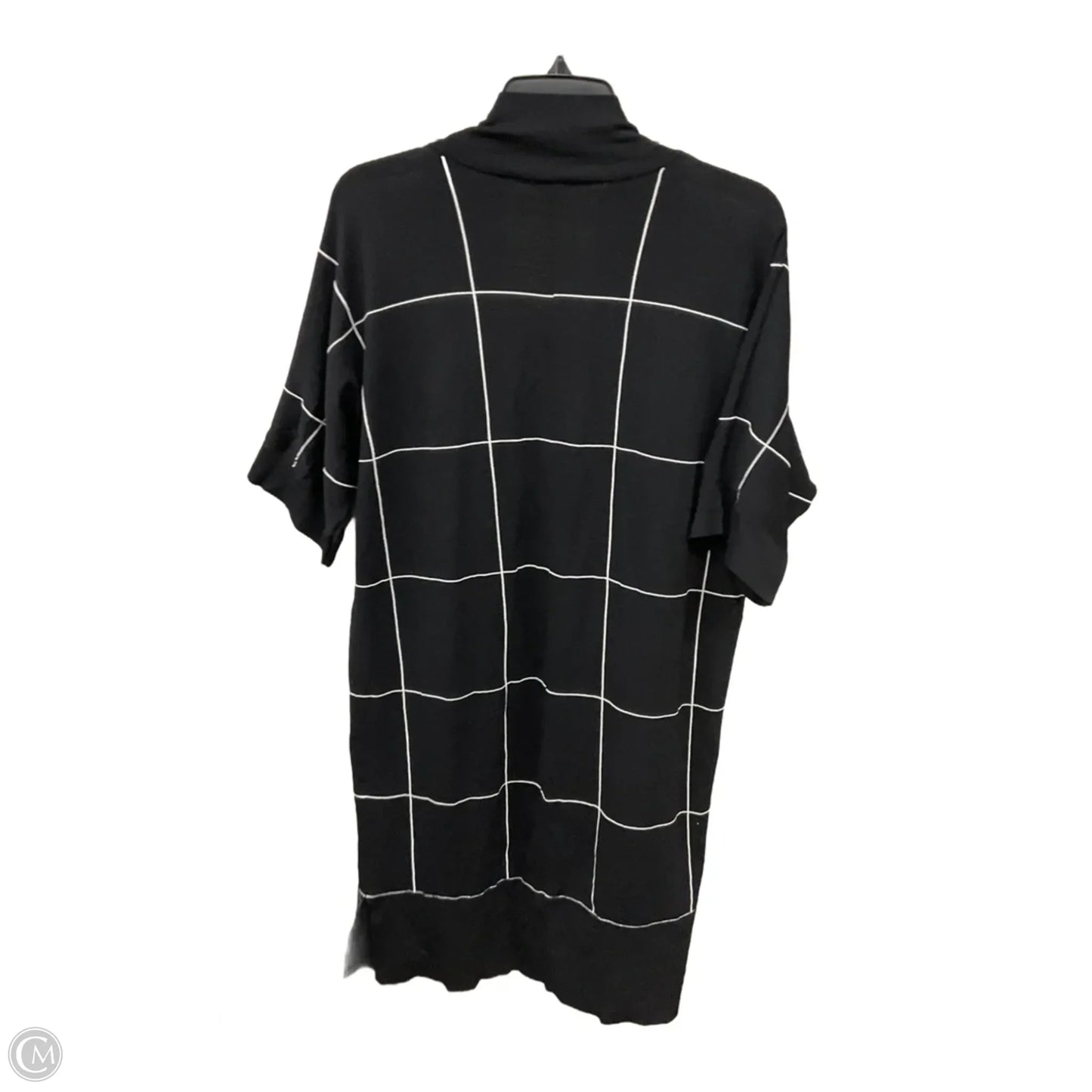 Cardigan By Chicos In Black & White, Size: M