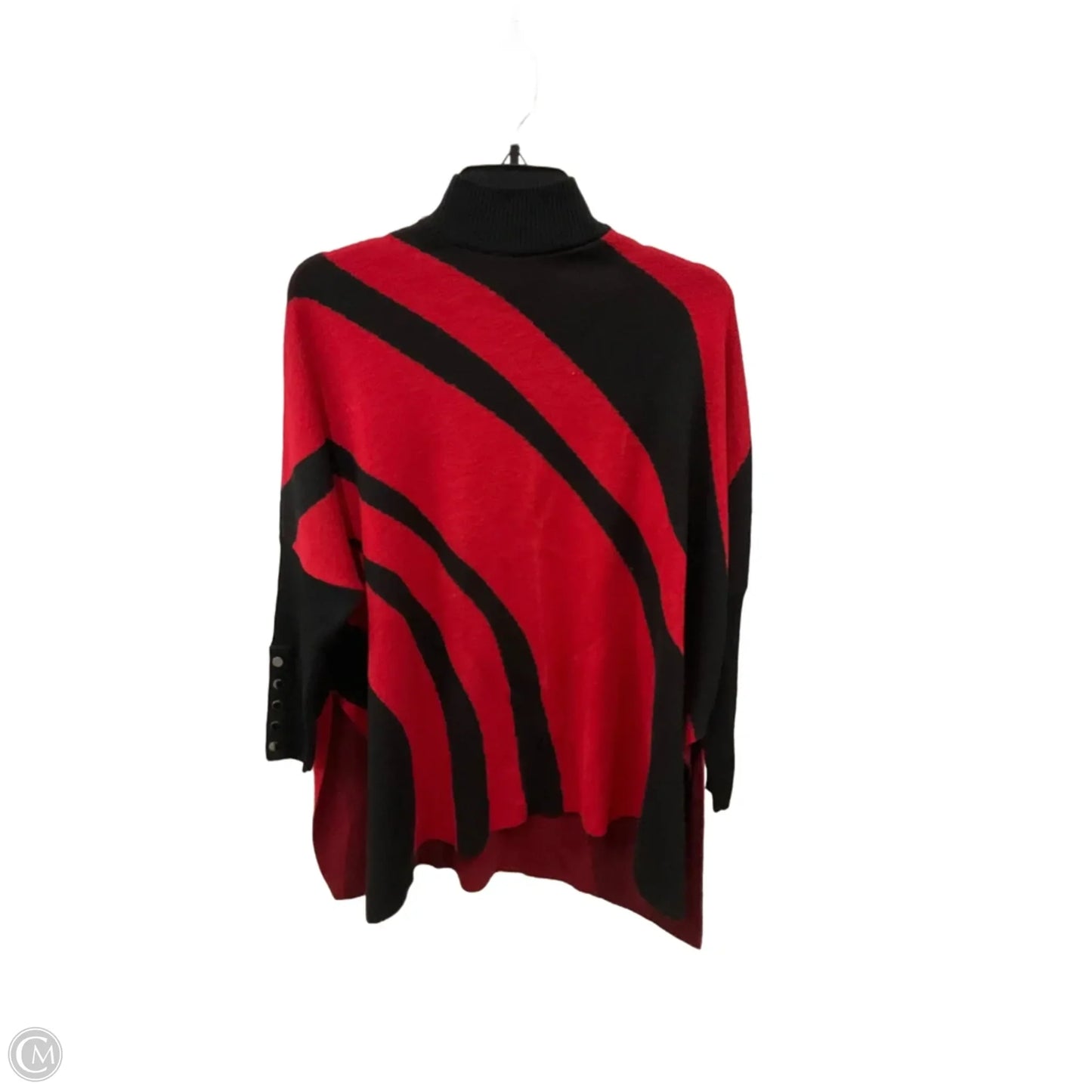 Sweater By Chicos In Red, Size: Xxs