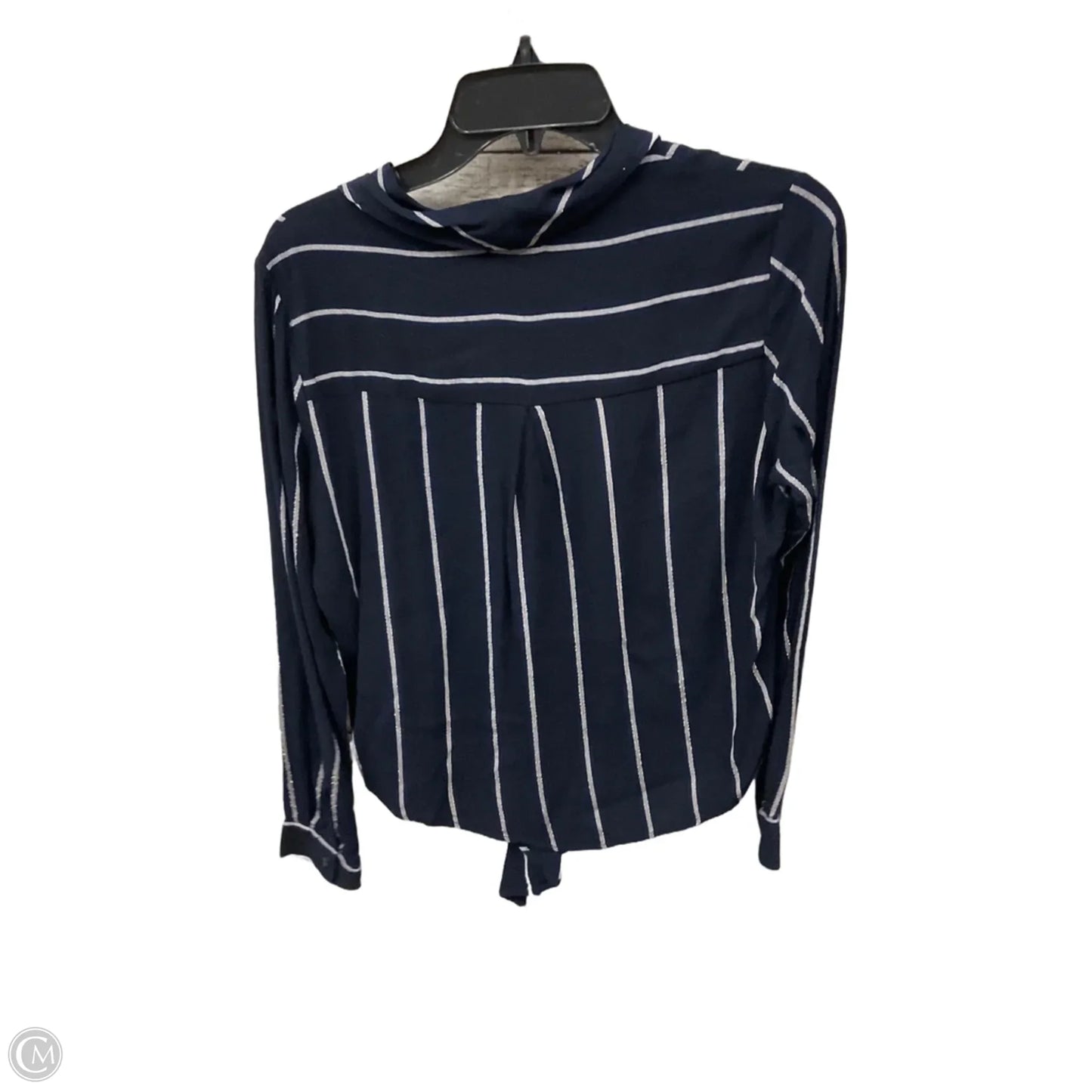 Blouse Long Sleeve By Rails In Navy, Size: S